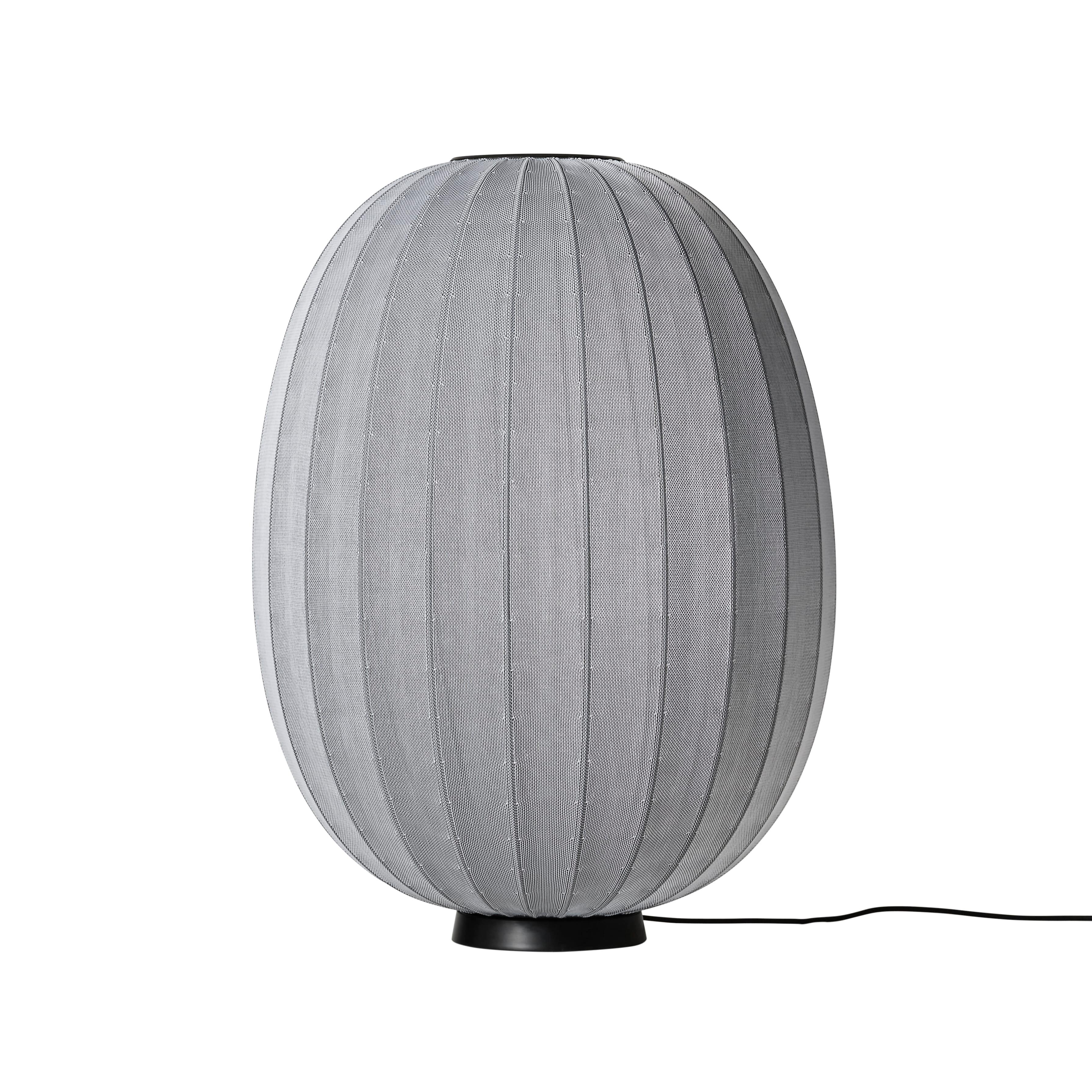 High Knit-Wit Level gray floor lamp