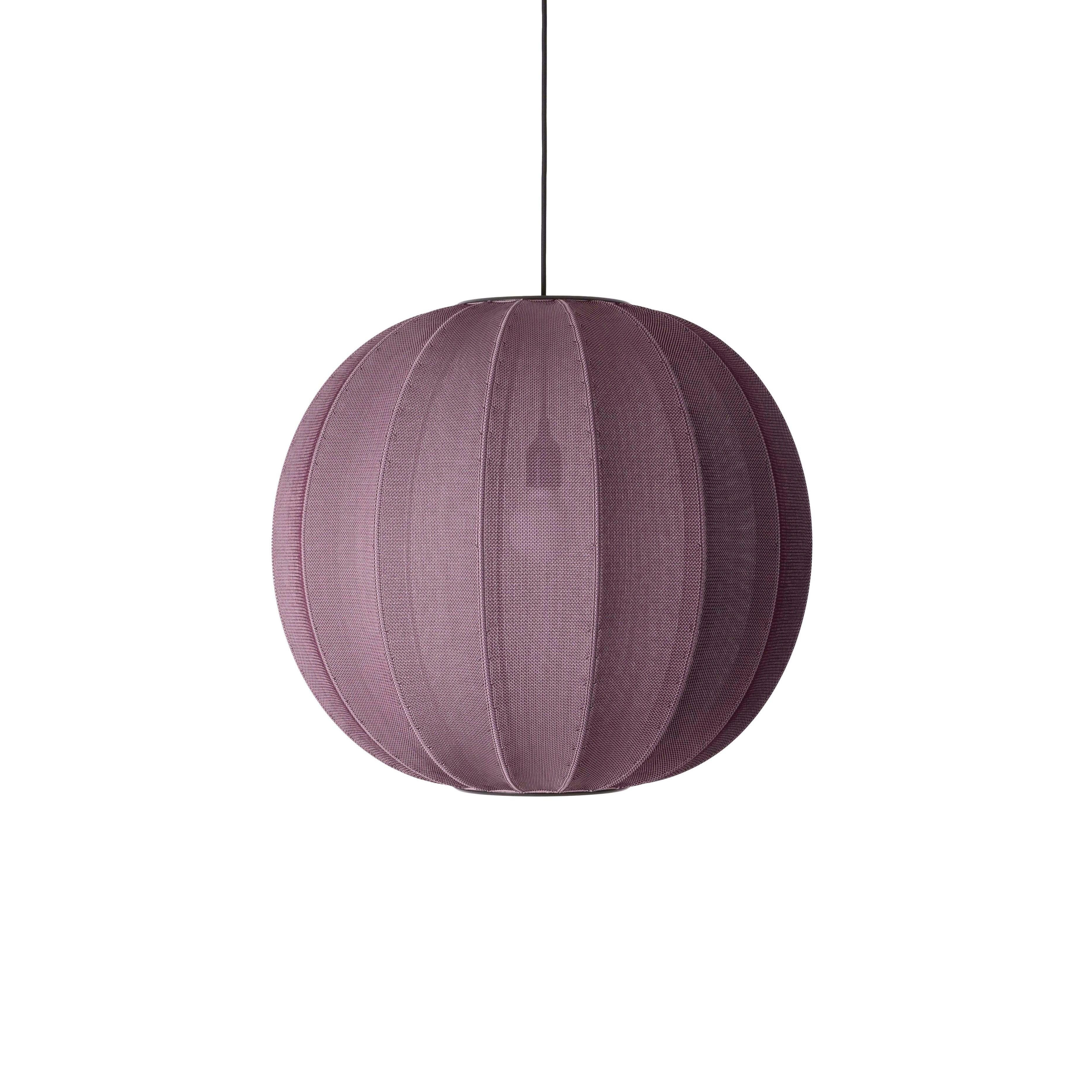 Knit-Wit Burgundy hanging lamp