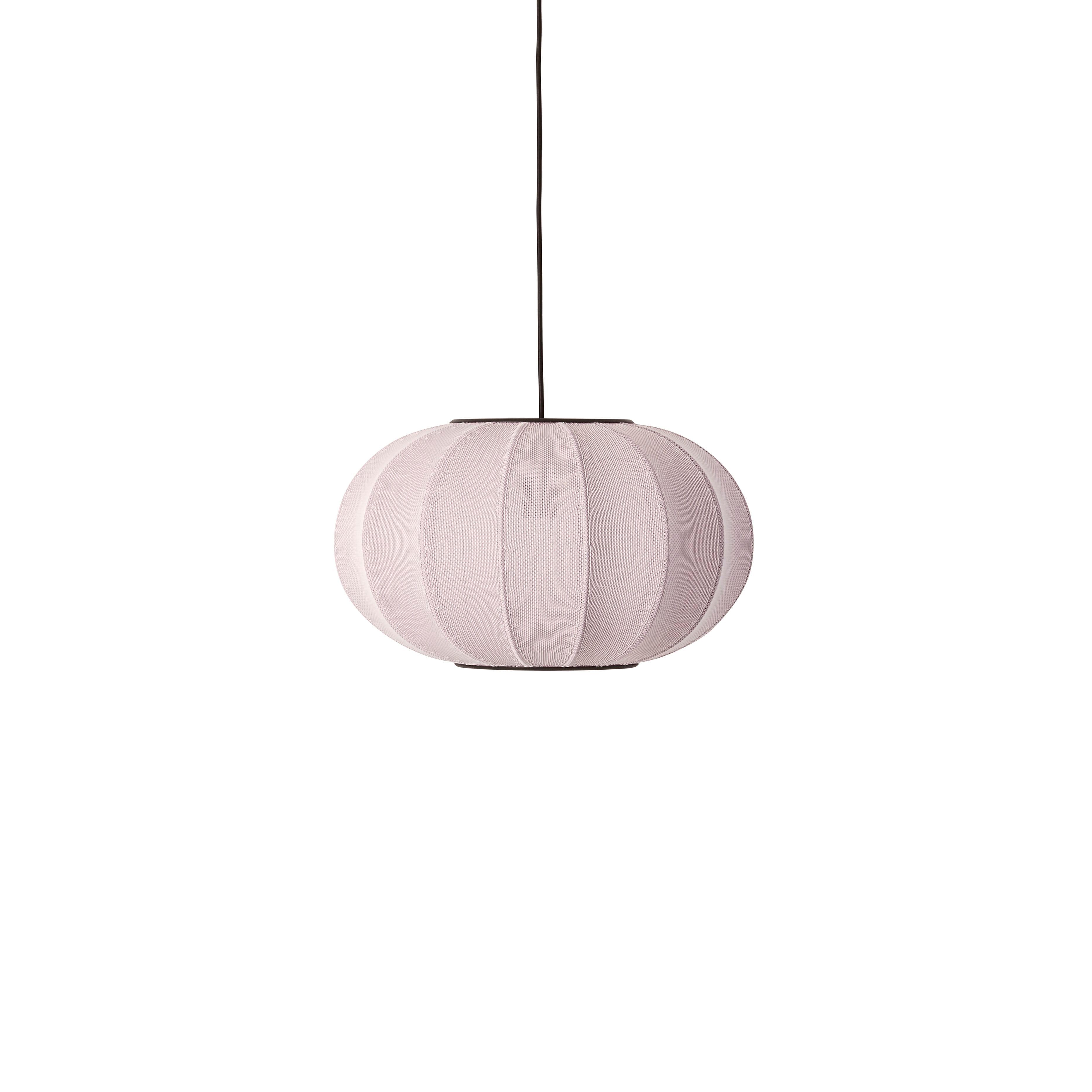 Oval rosa strickzit