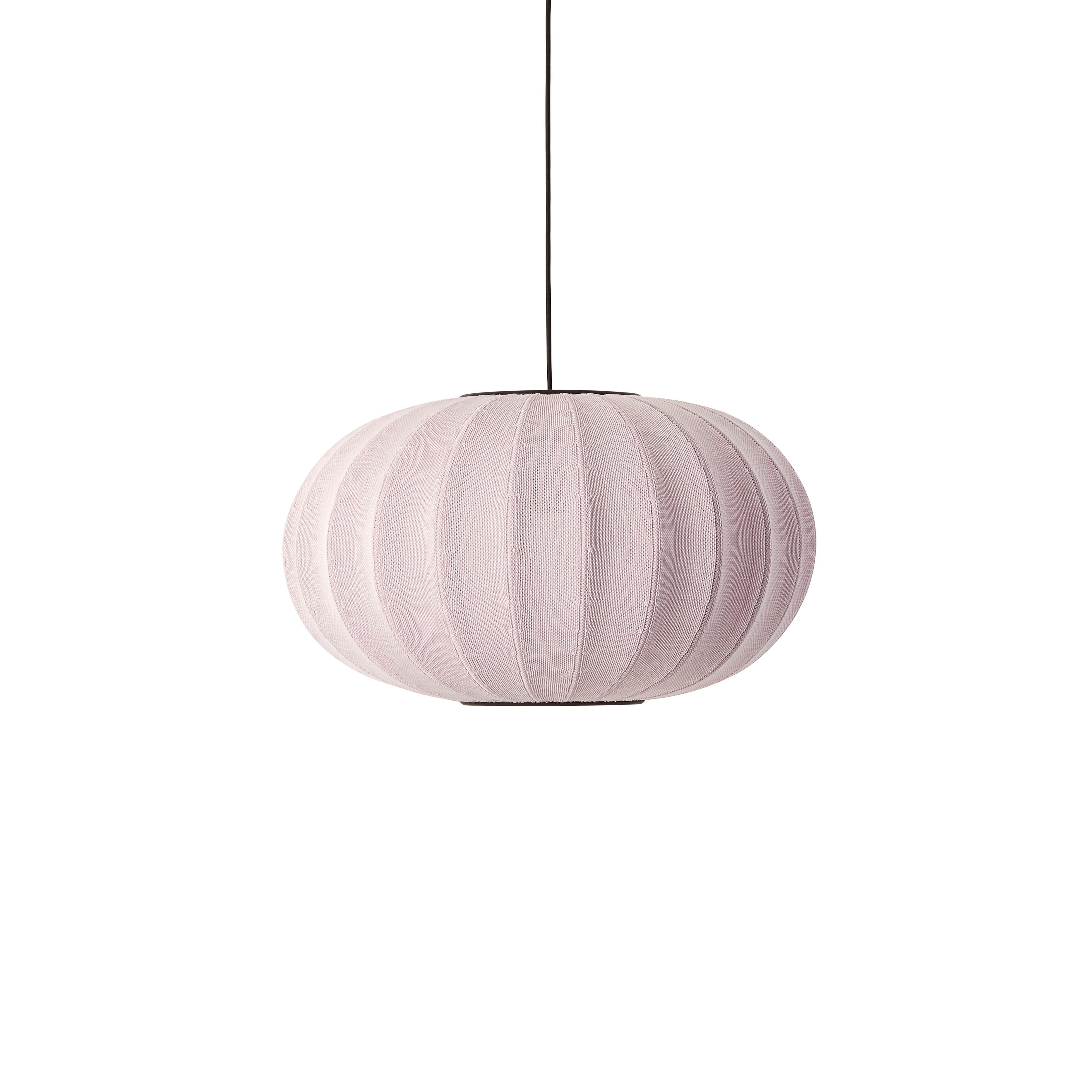 Oval rosa strickzit