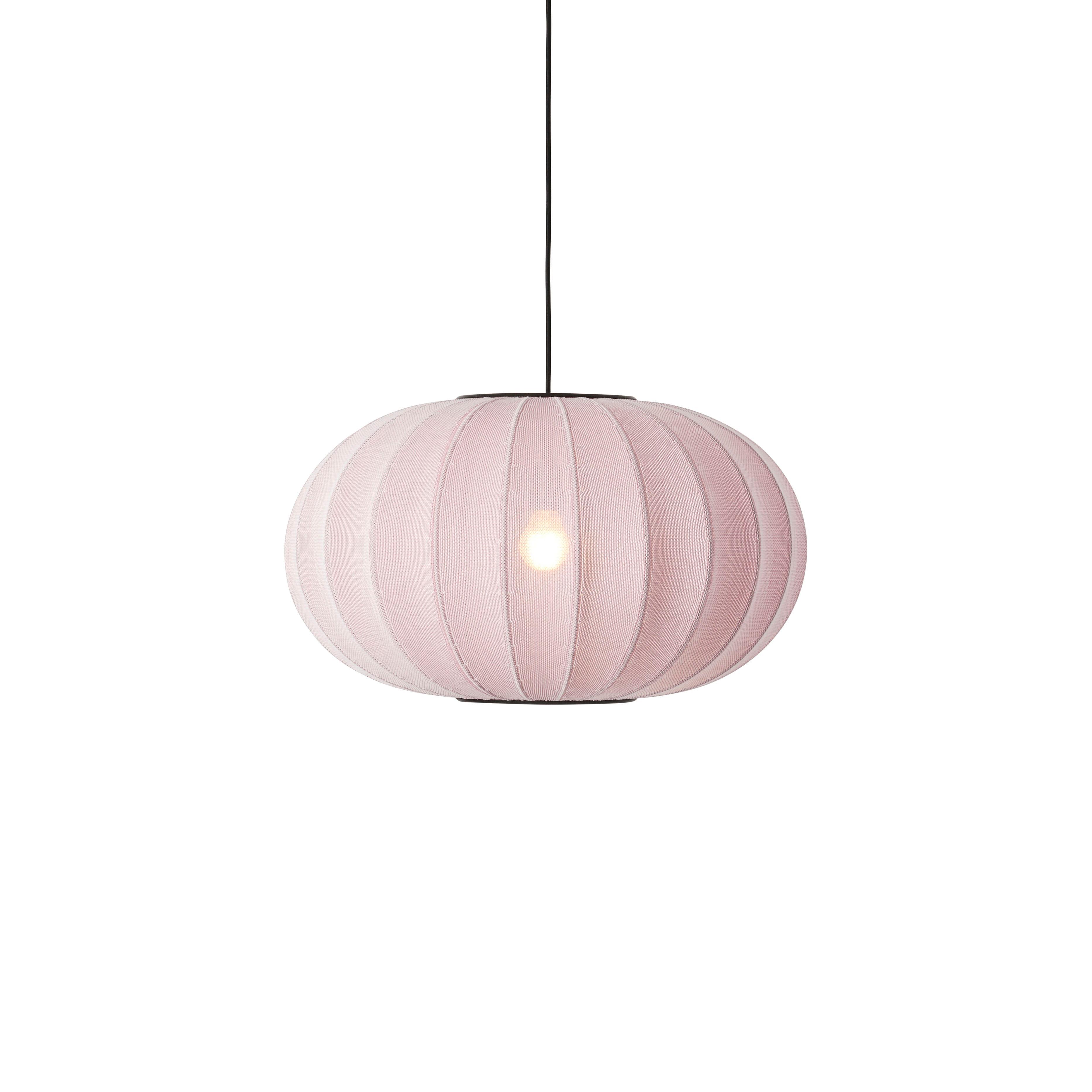 Oval rosa strickzit
