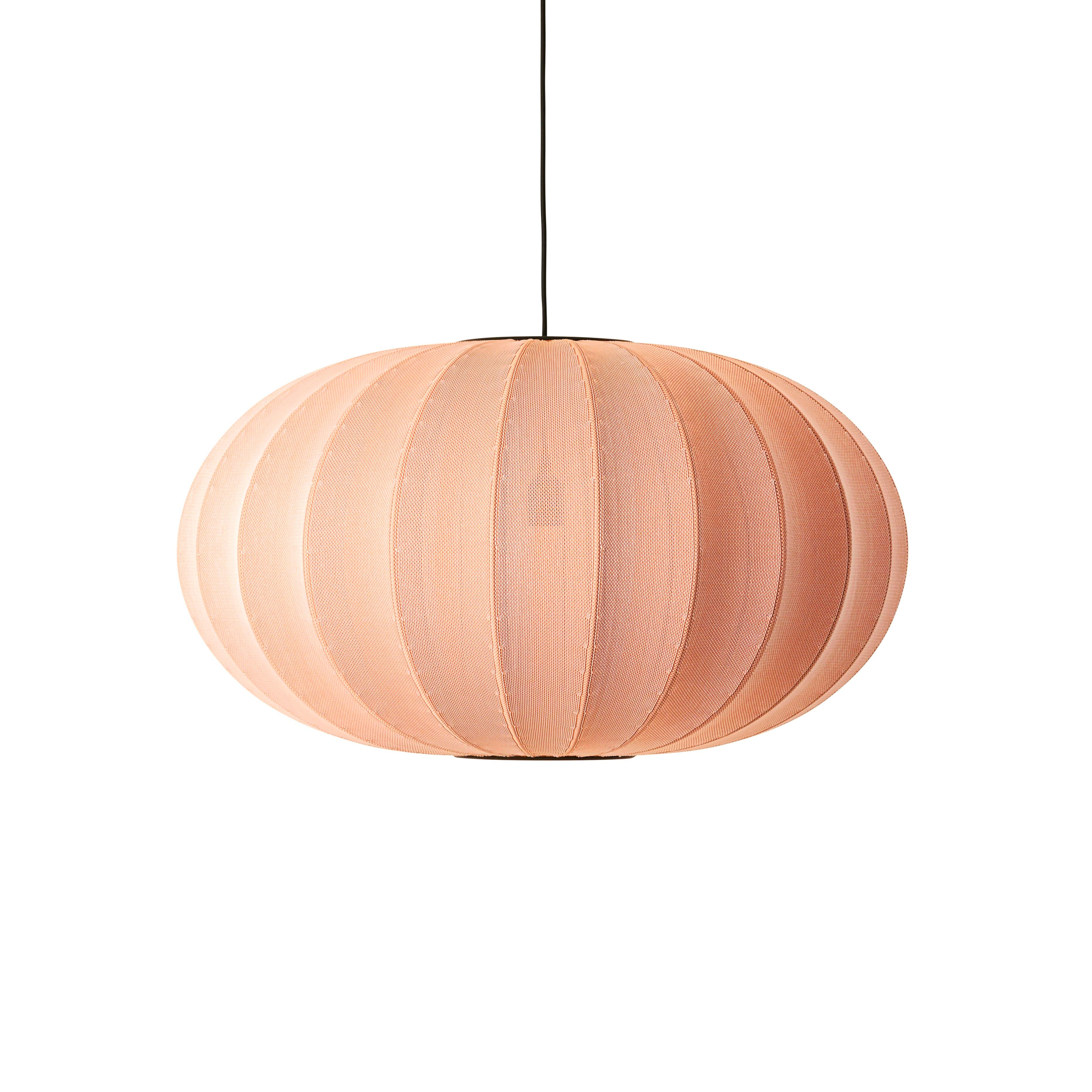 Knit-Wit Oval Coral hanging lamp