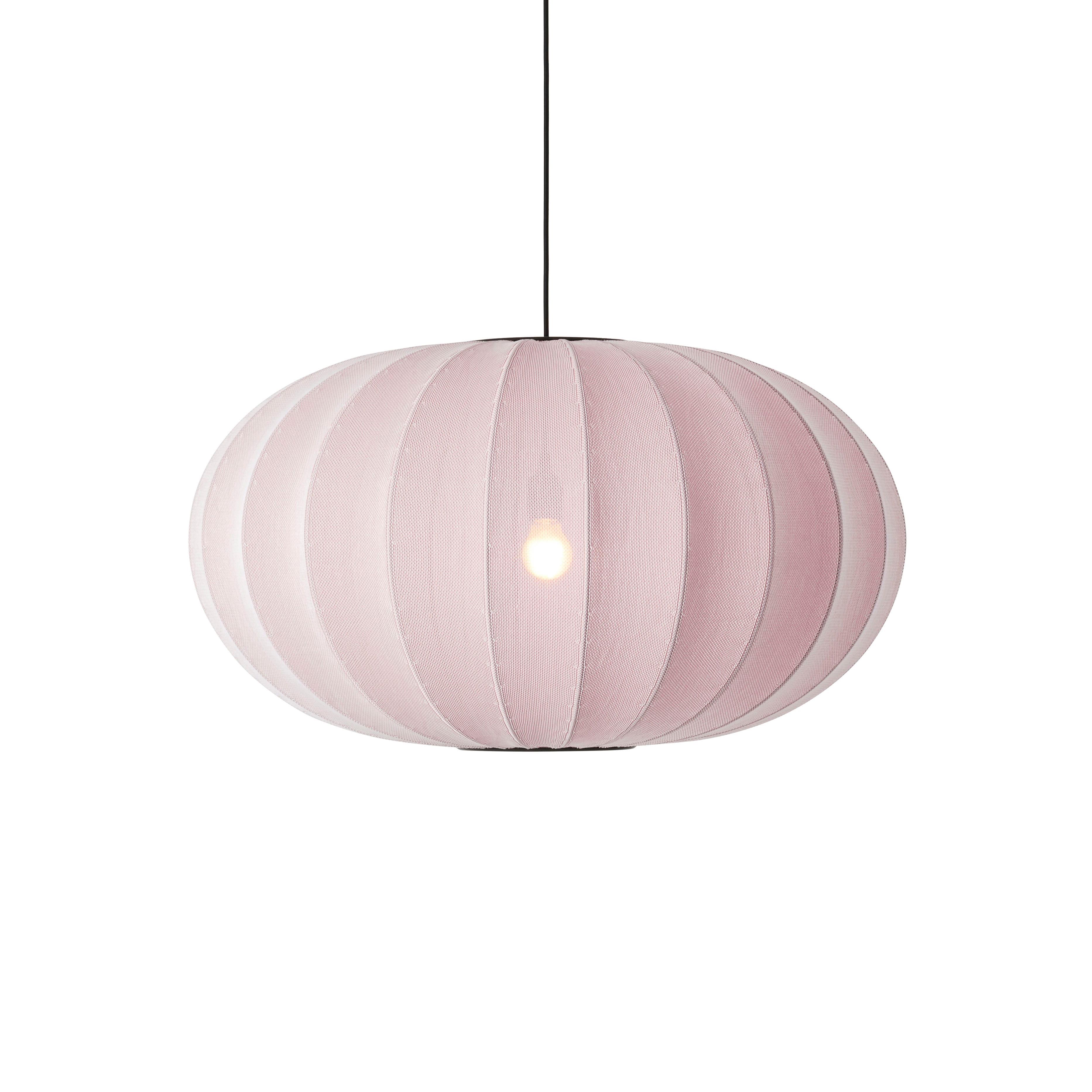 Oval rosa strickzit