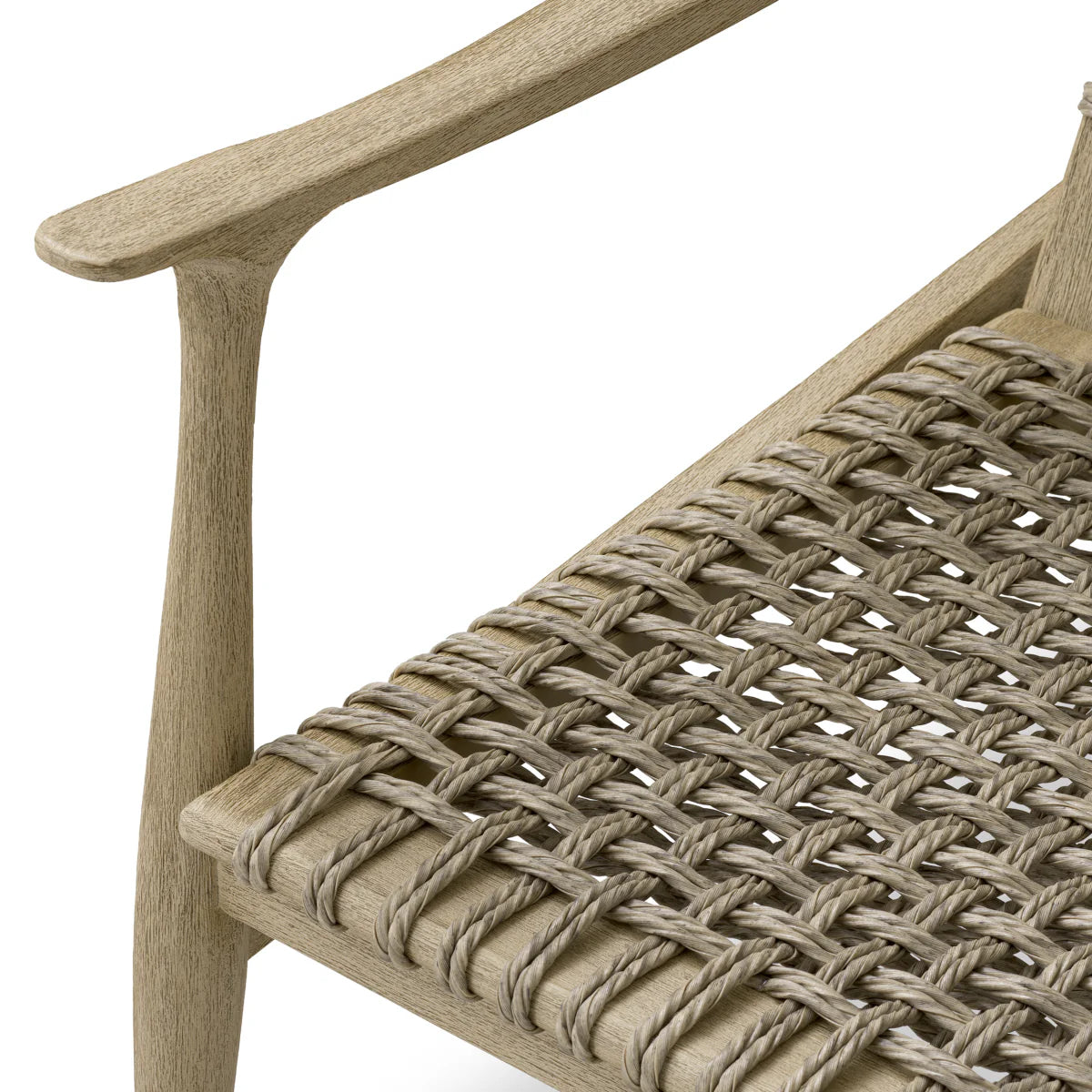 Sofa für den Außenbereich MANZO grau mit beige