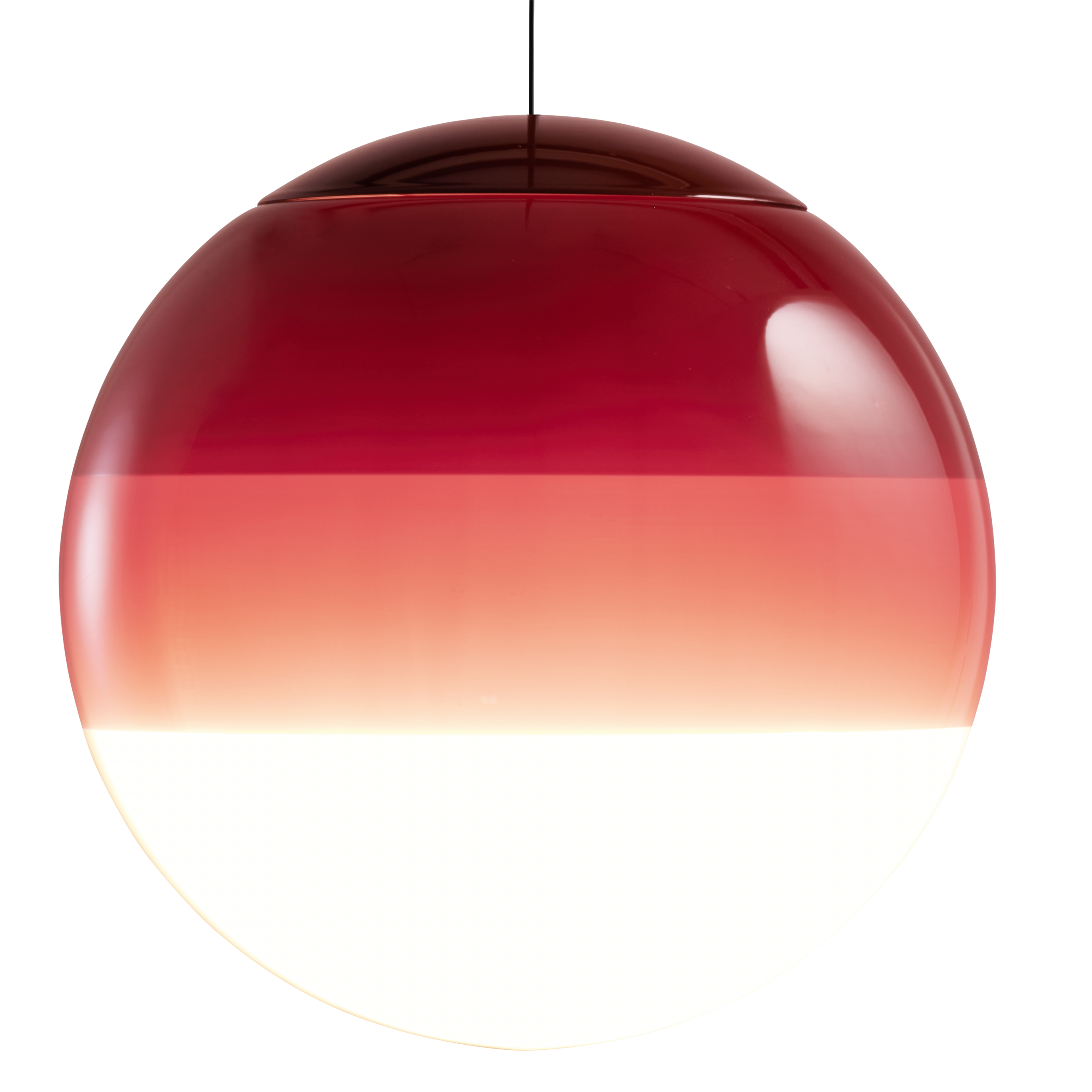 Pendelleuchte DIPPING burgunderrot