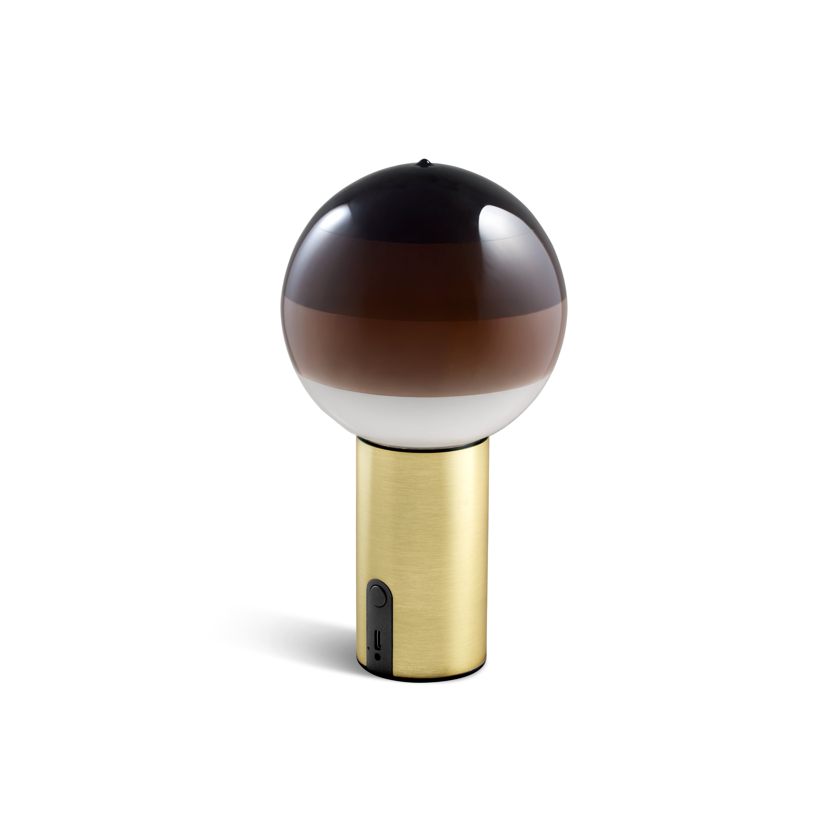 Akku-Lampe DIPPING schokoladenbraun