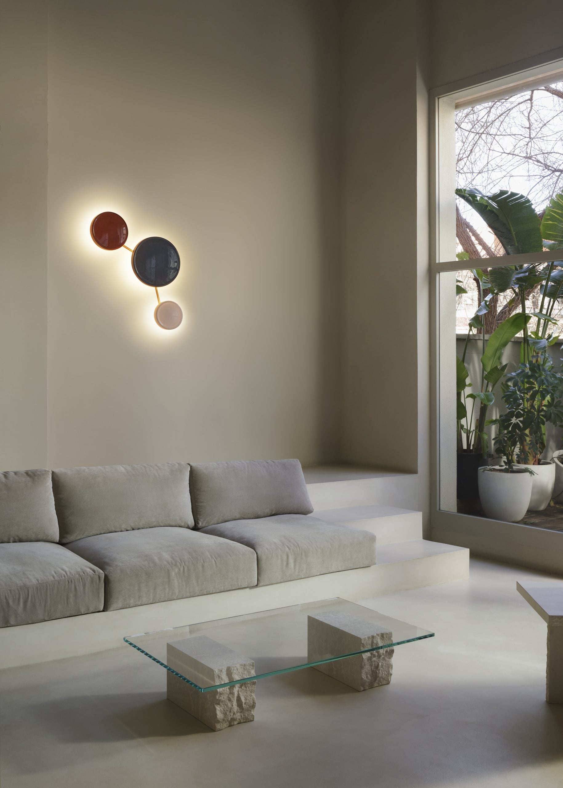 Wandleuchte CARAMEL blau