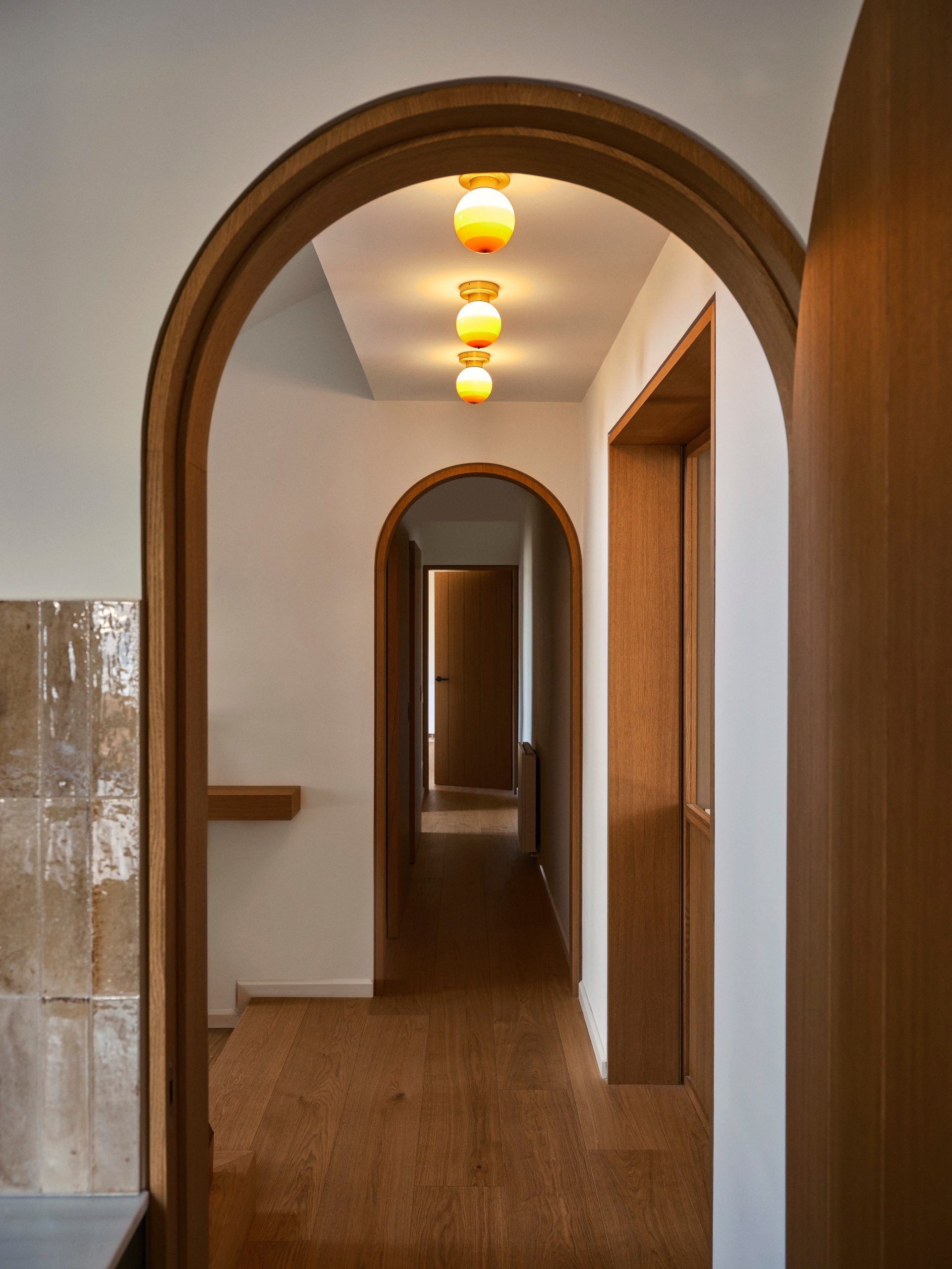 Deckenlampe DIPPING burgunderrot