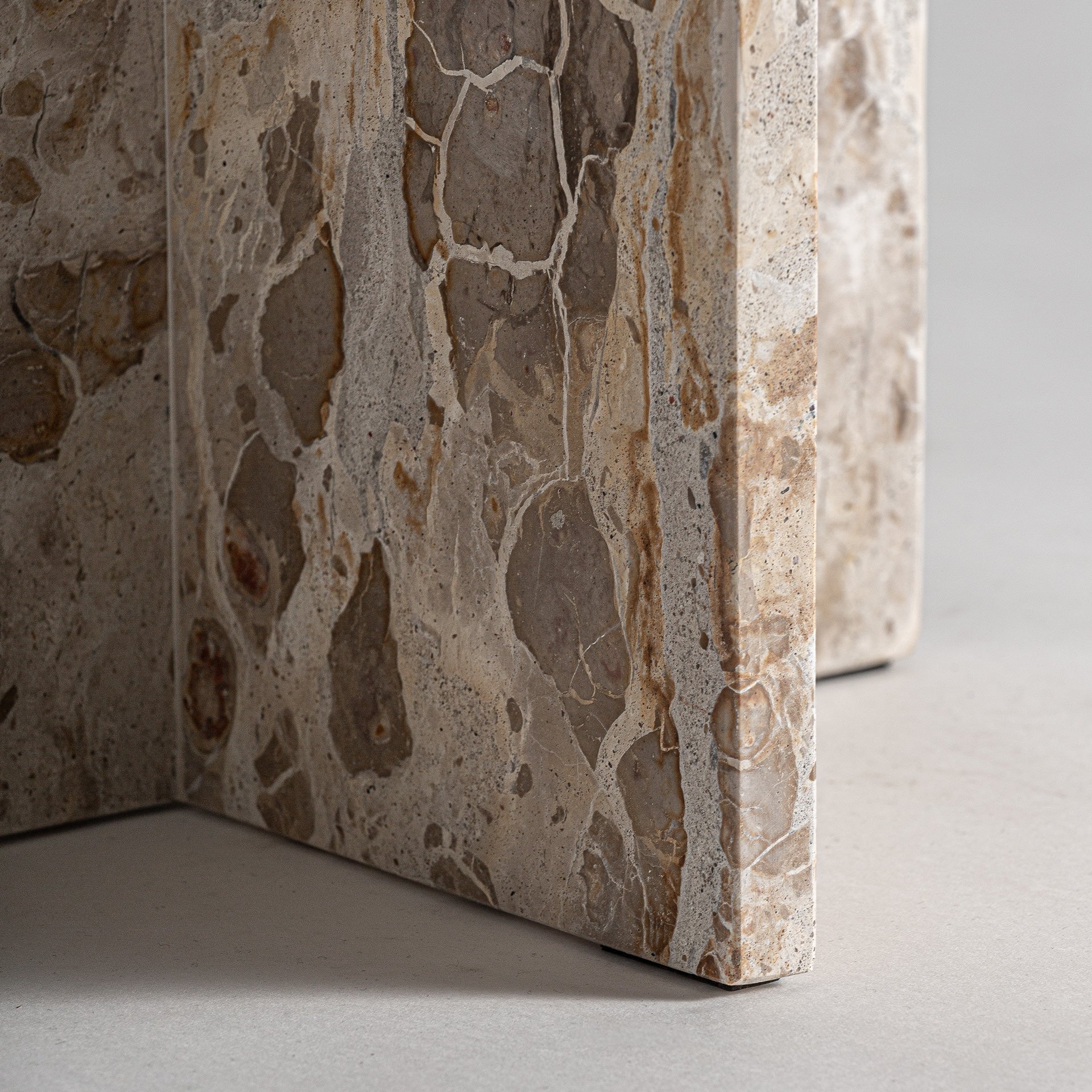 Beistelltisch ALESSANO beige Marmor