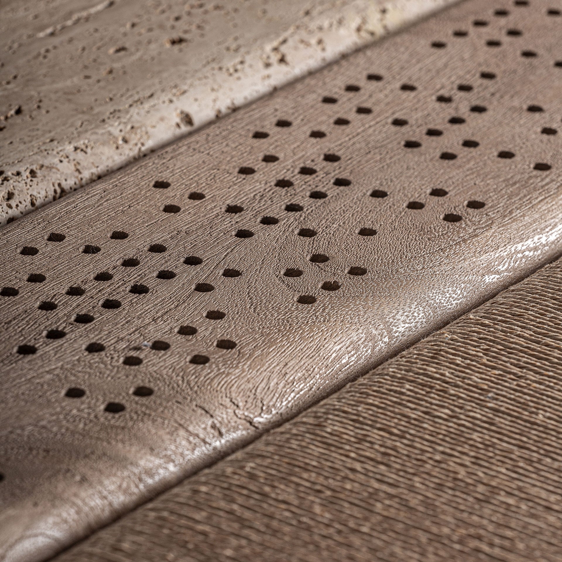 Beistelltisch JACQUARD Mango-Holz mit Marmor