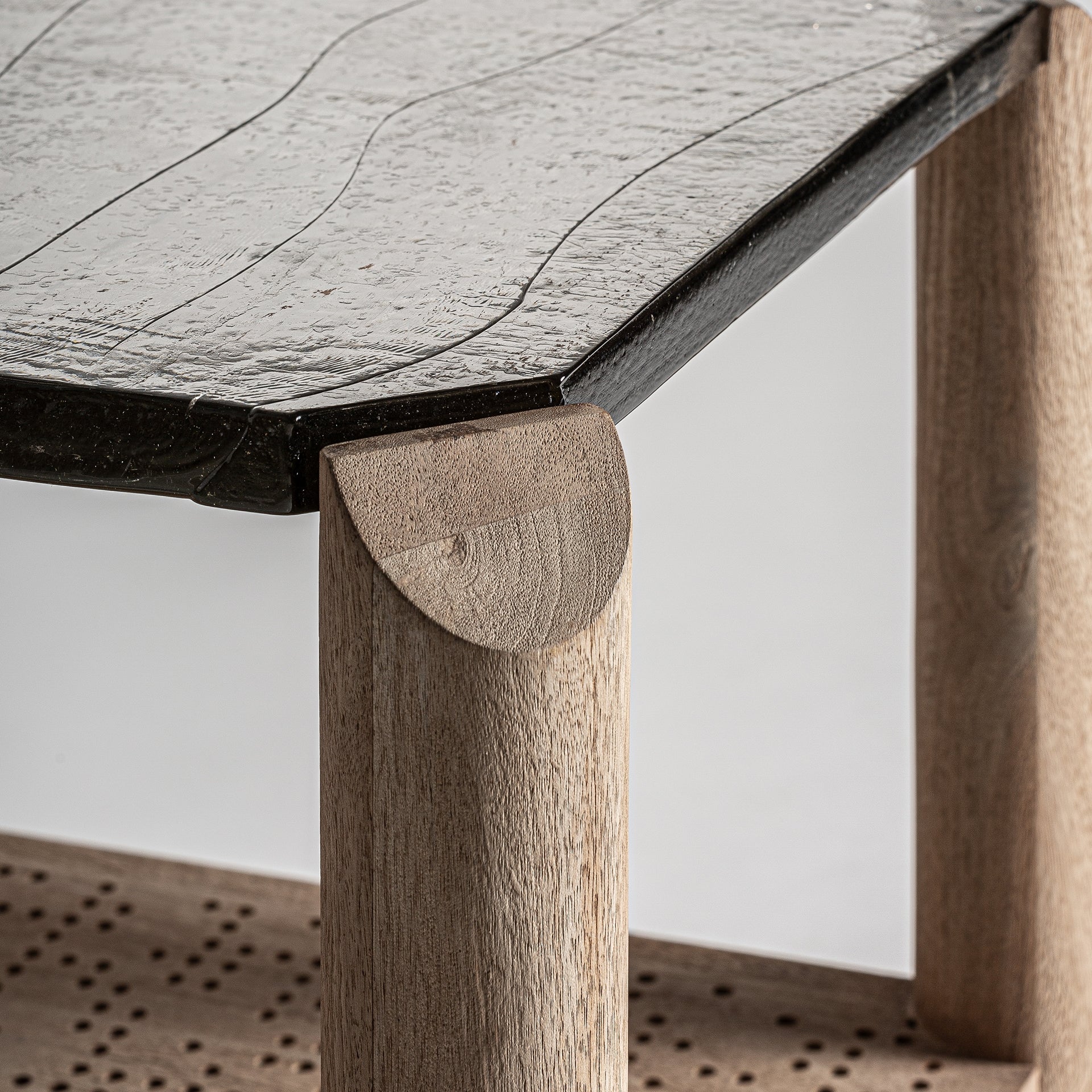 Beistelltisch JACQUARD Mango-Holz