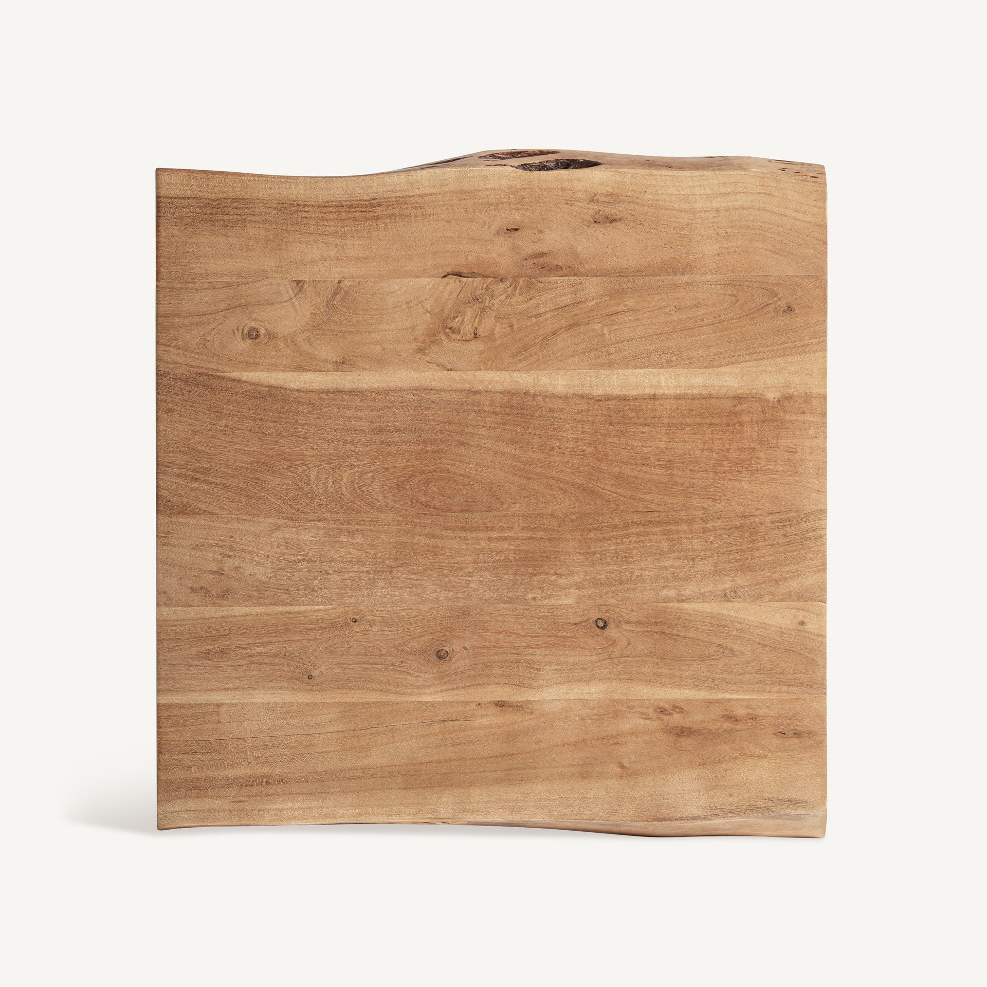 Barhocker STOW aus Mangoholz mit schwarzem Gestell