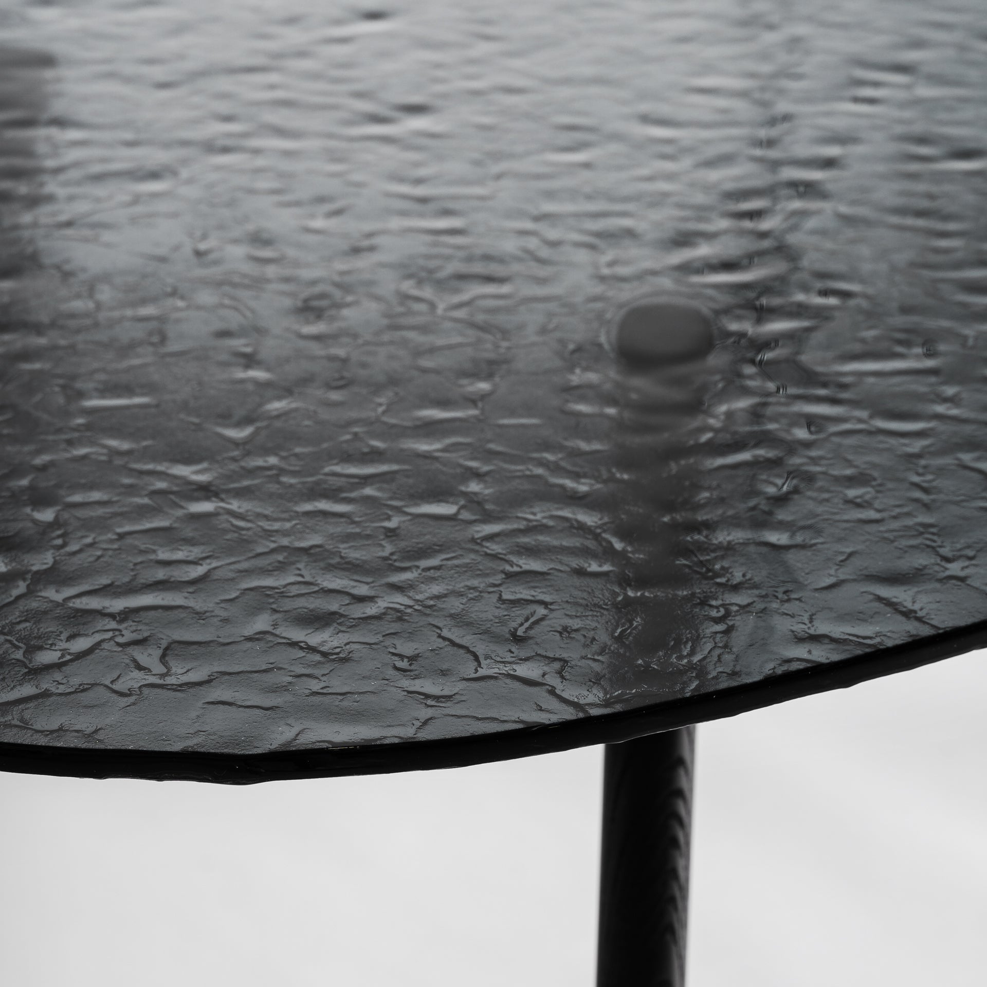 SUCHDOL Ash Wood Table with Glass Top