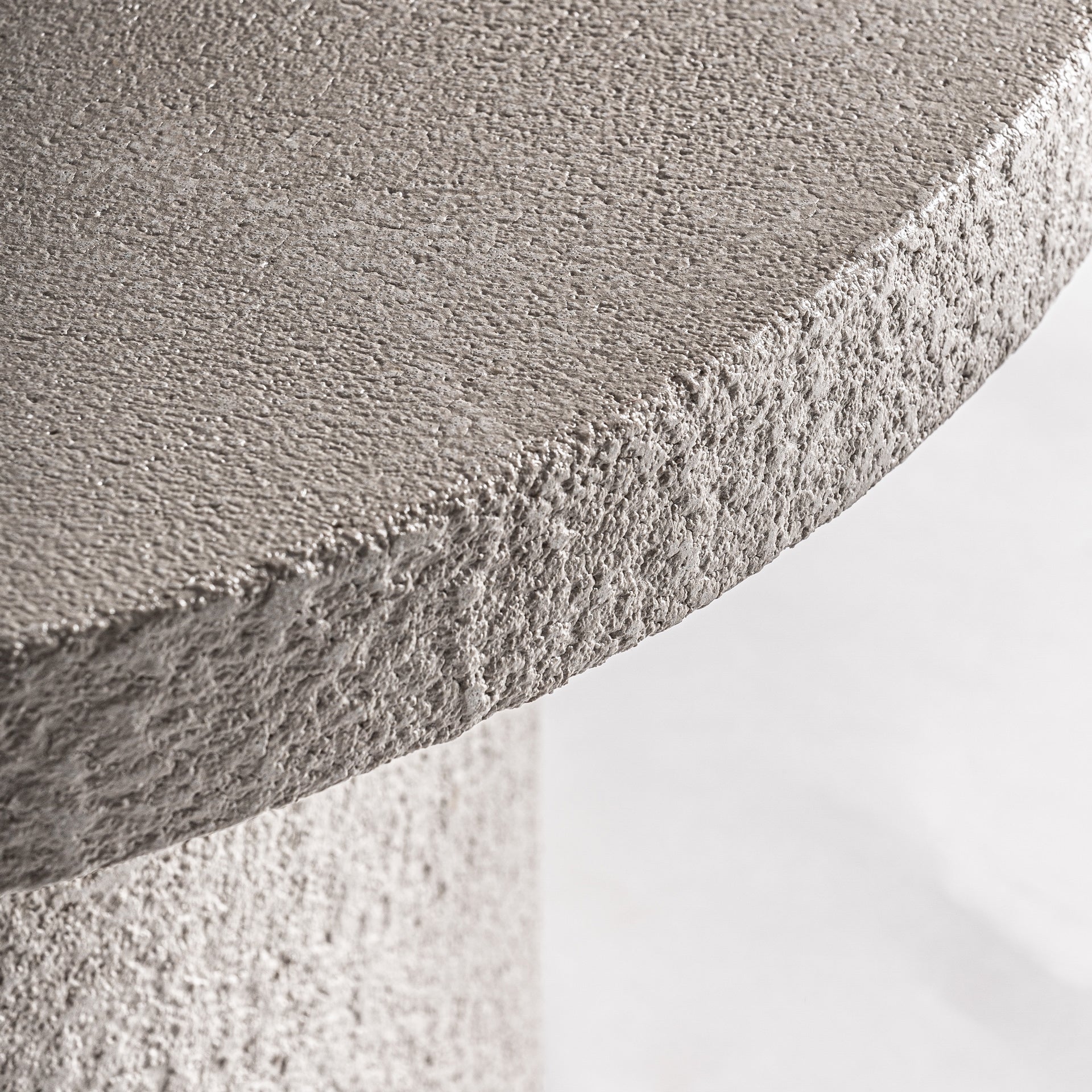 Outdoor Side Table BANFE Broken White