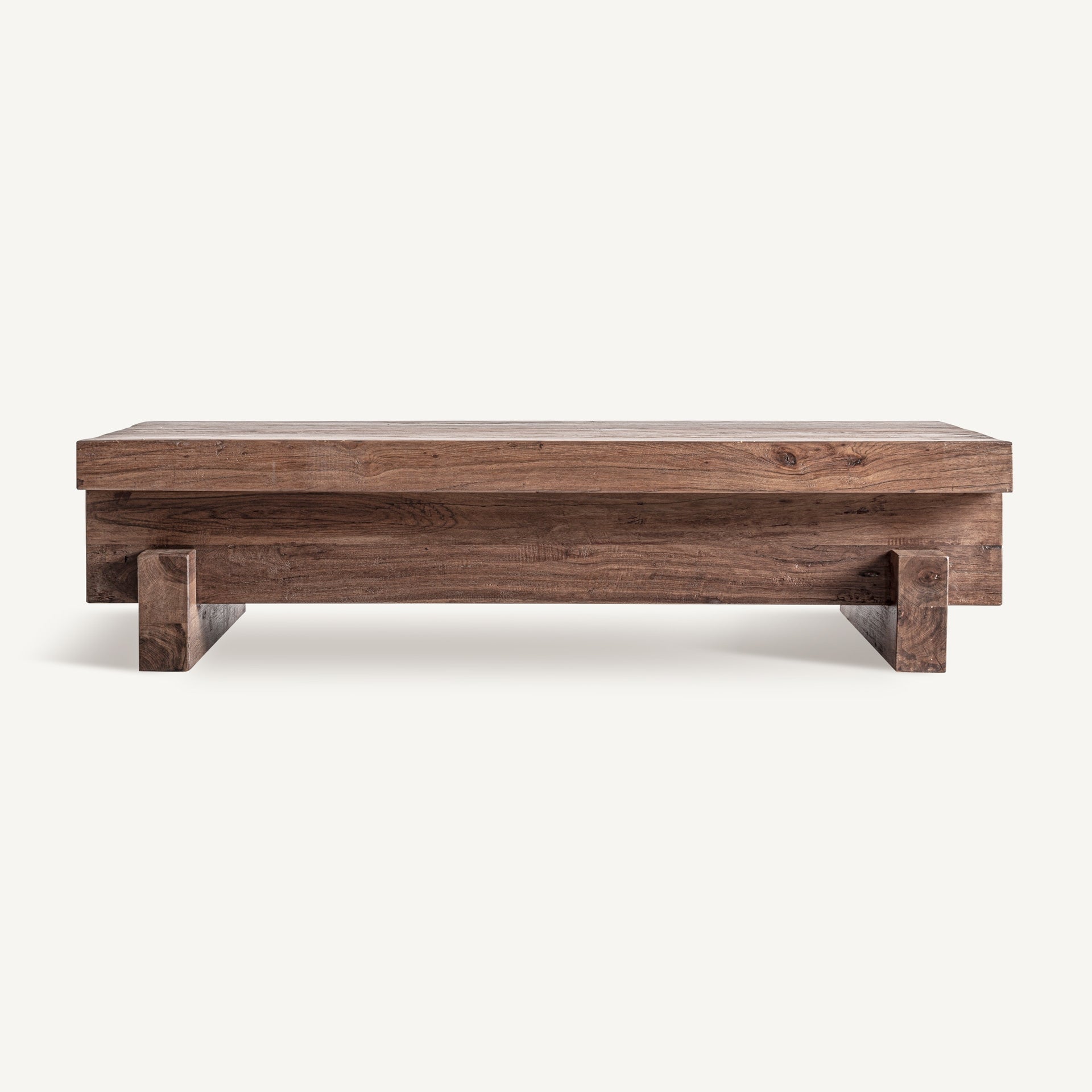 BRUTALIST Coffee Table Recycled Wood