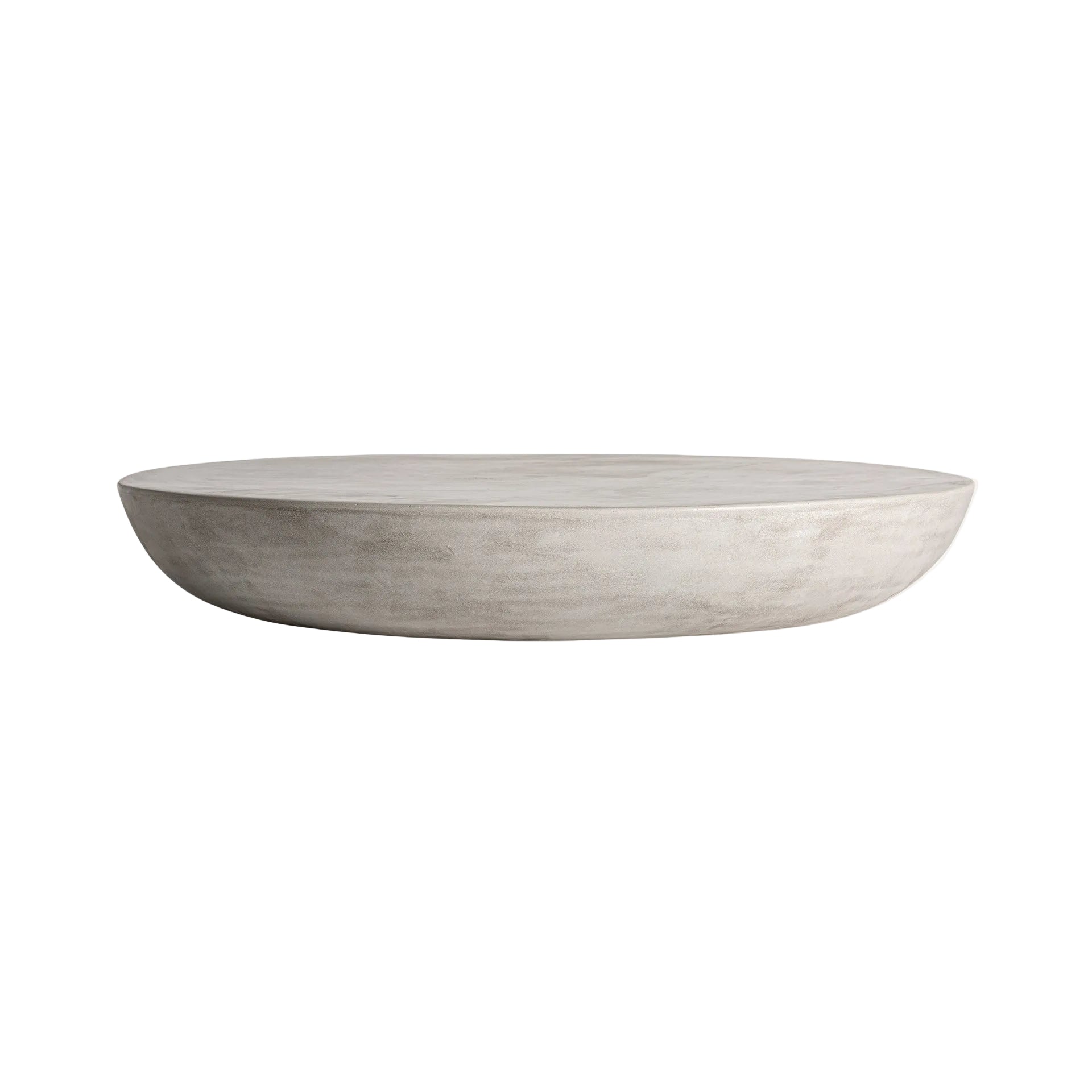 Light Gray Round Coffee Table CLES
