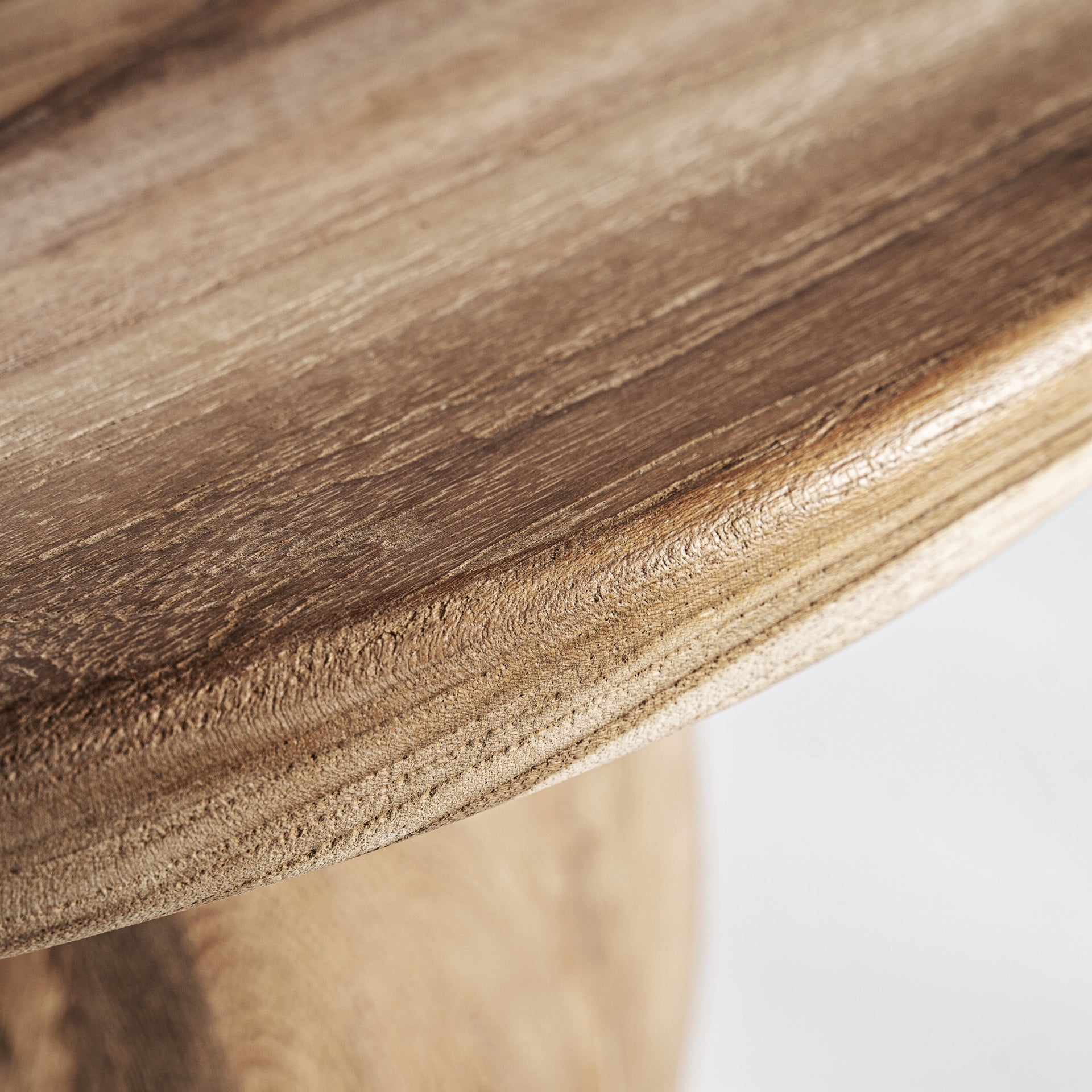 Round Coffee Table ERLOY Recycled Teak Wood