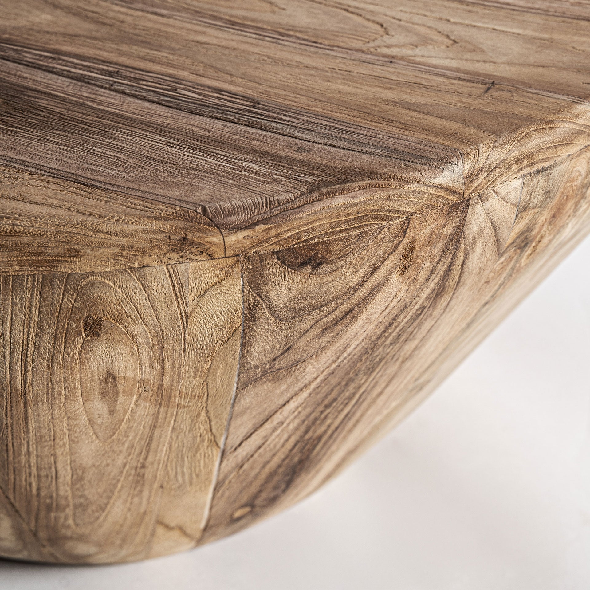 ERLOY Conical Coffee Table Recycled Teak Wood