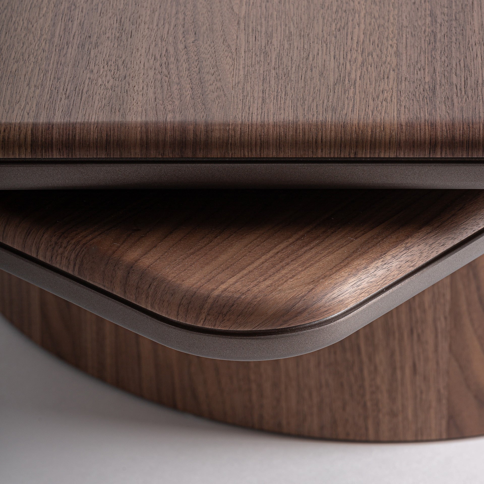 KEXBY Walnut Veneer Coffee Table