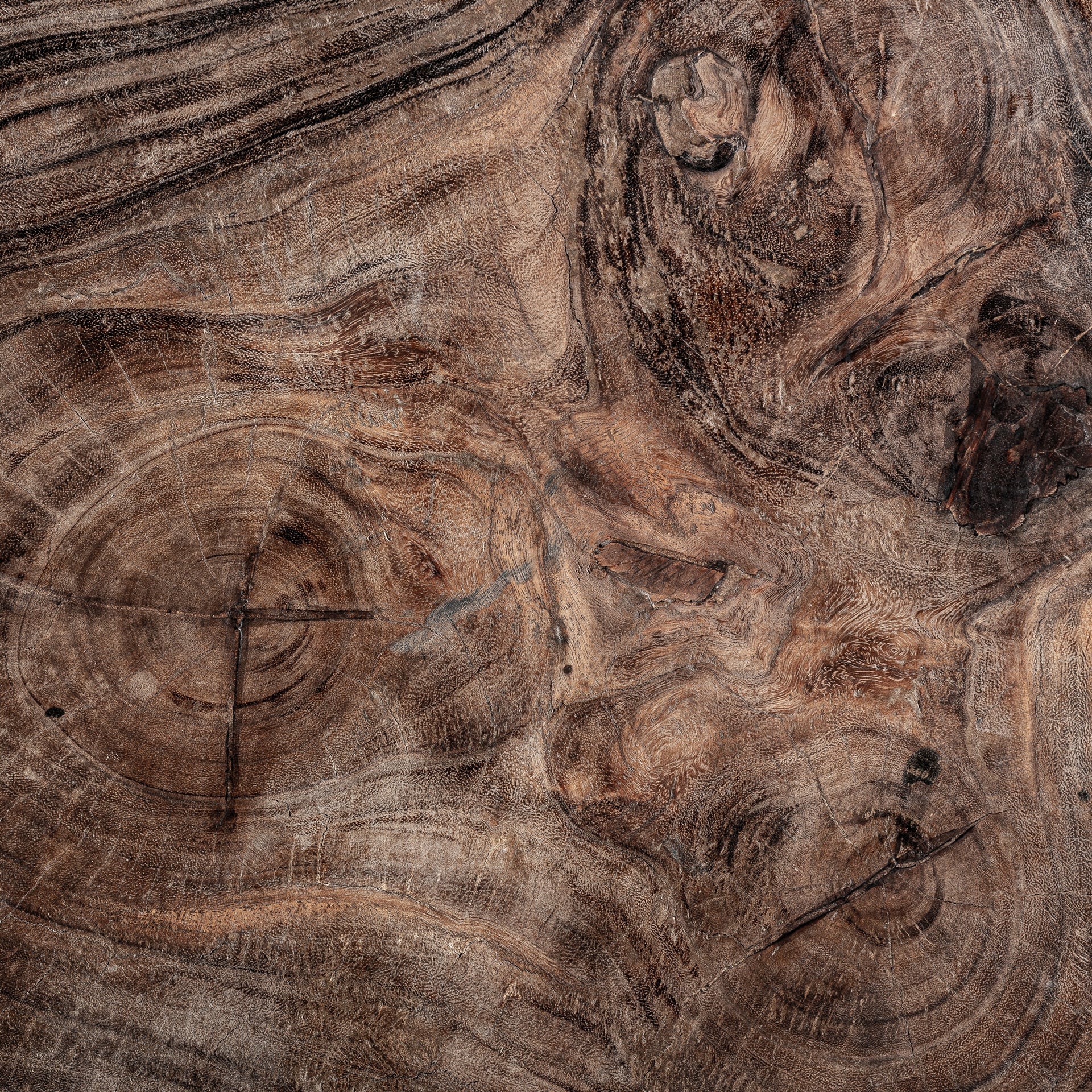 KHALED Suar Wood Coffee Table