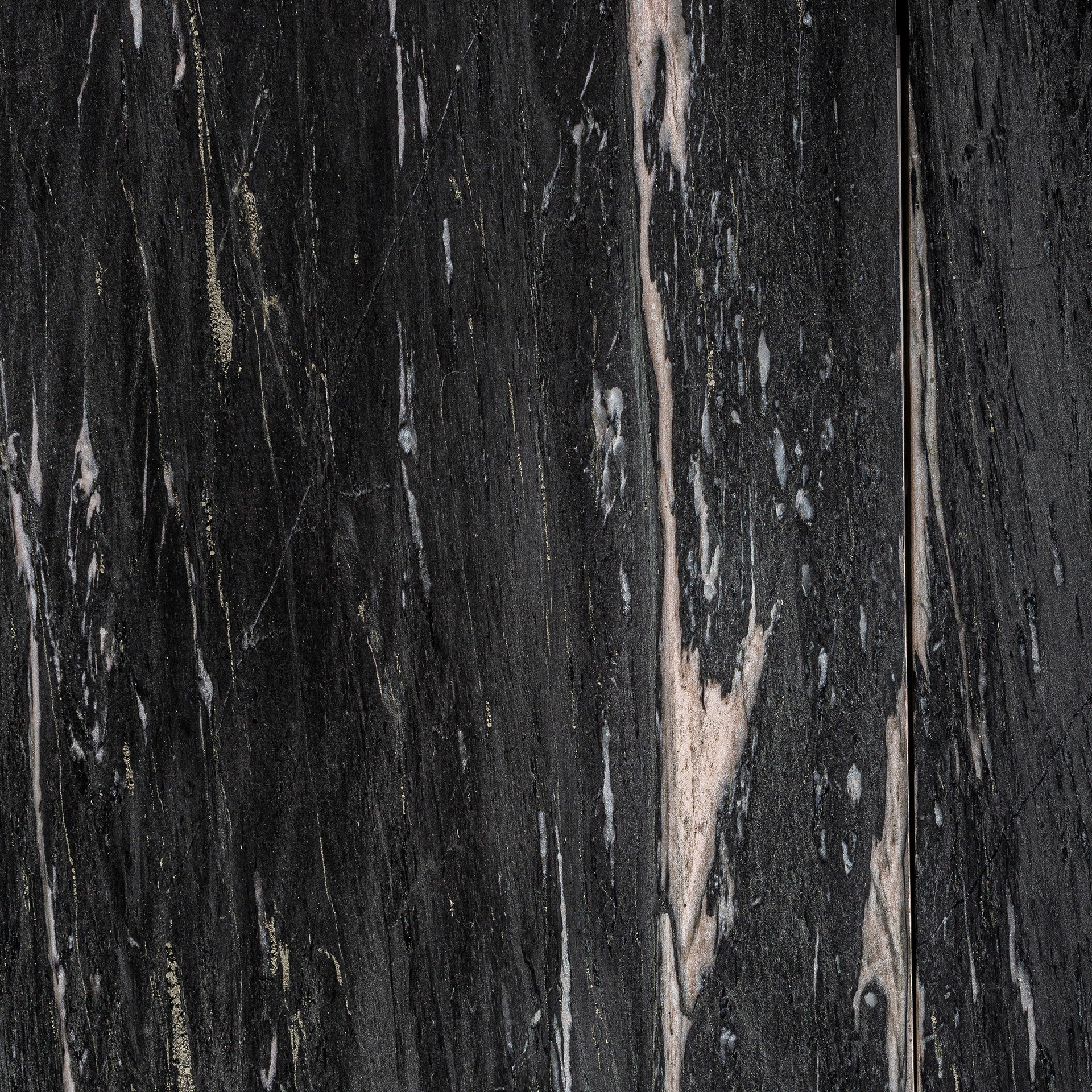 NARA Coffee Table Black Oak with Black Marble Top