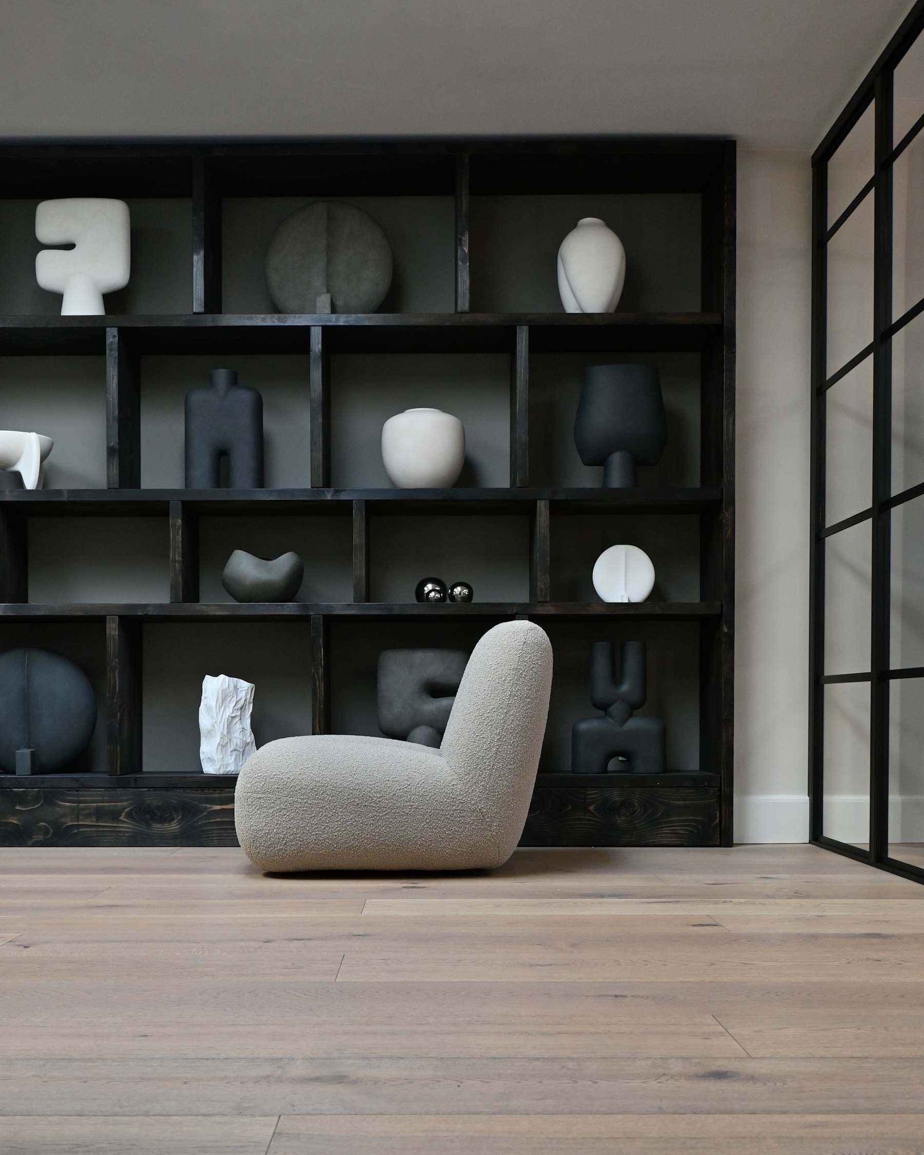 TOE HAIR BOICLé armchair beige [Klaudia]