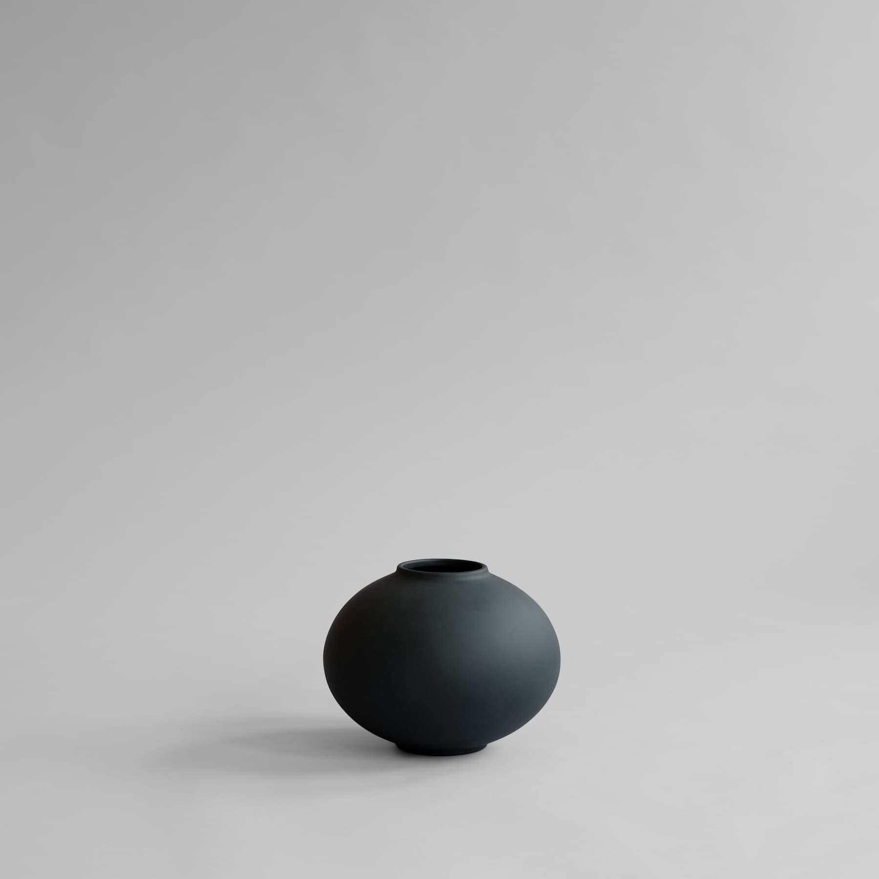 SUNAO FAT Vase schwarz [Klaudia] 
