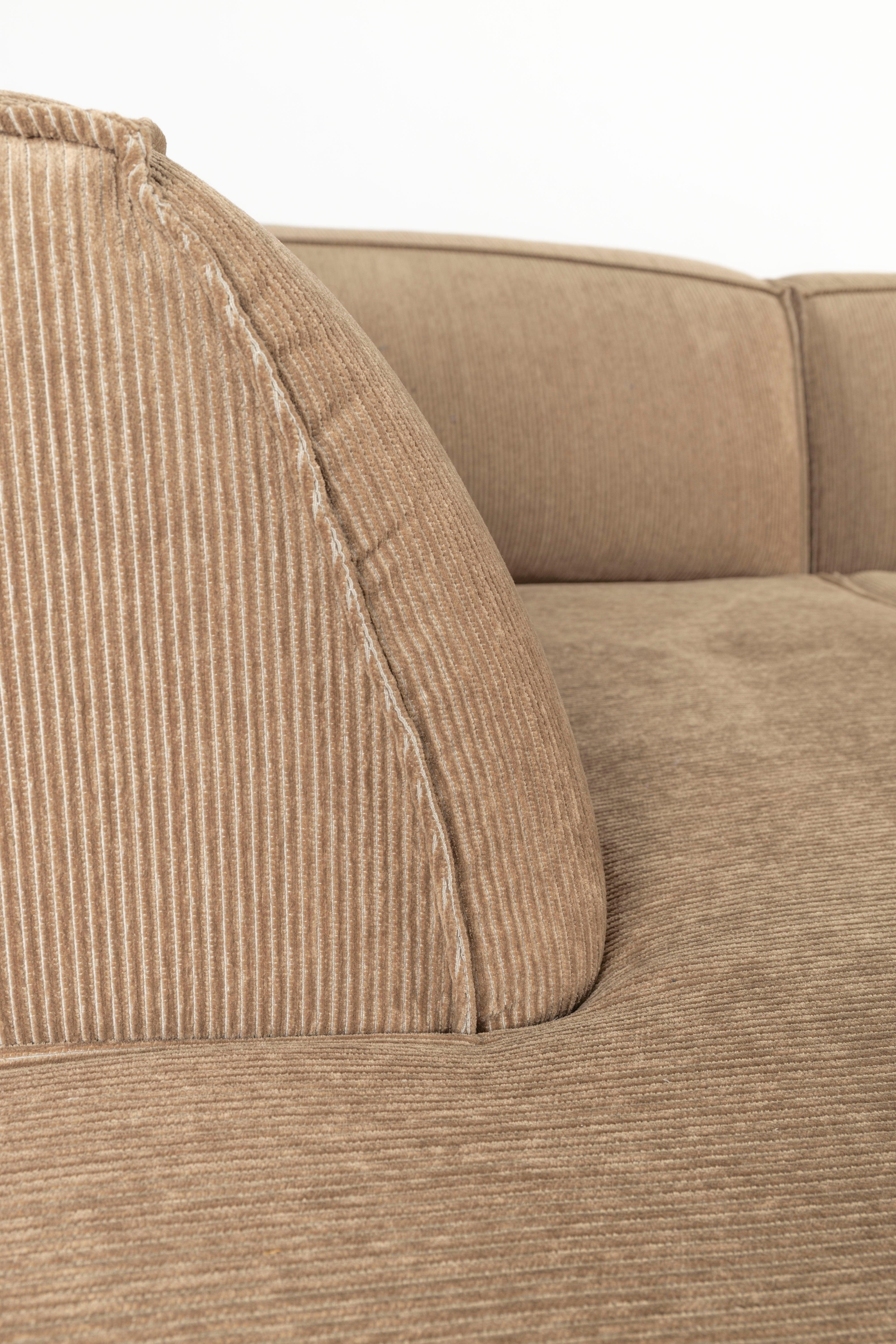 Fat Freddy Rib Sofa Left  Caramel Zuiver    Eye on Design