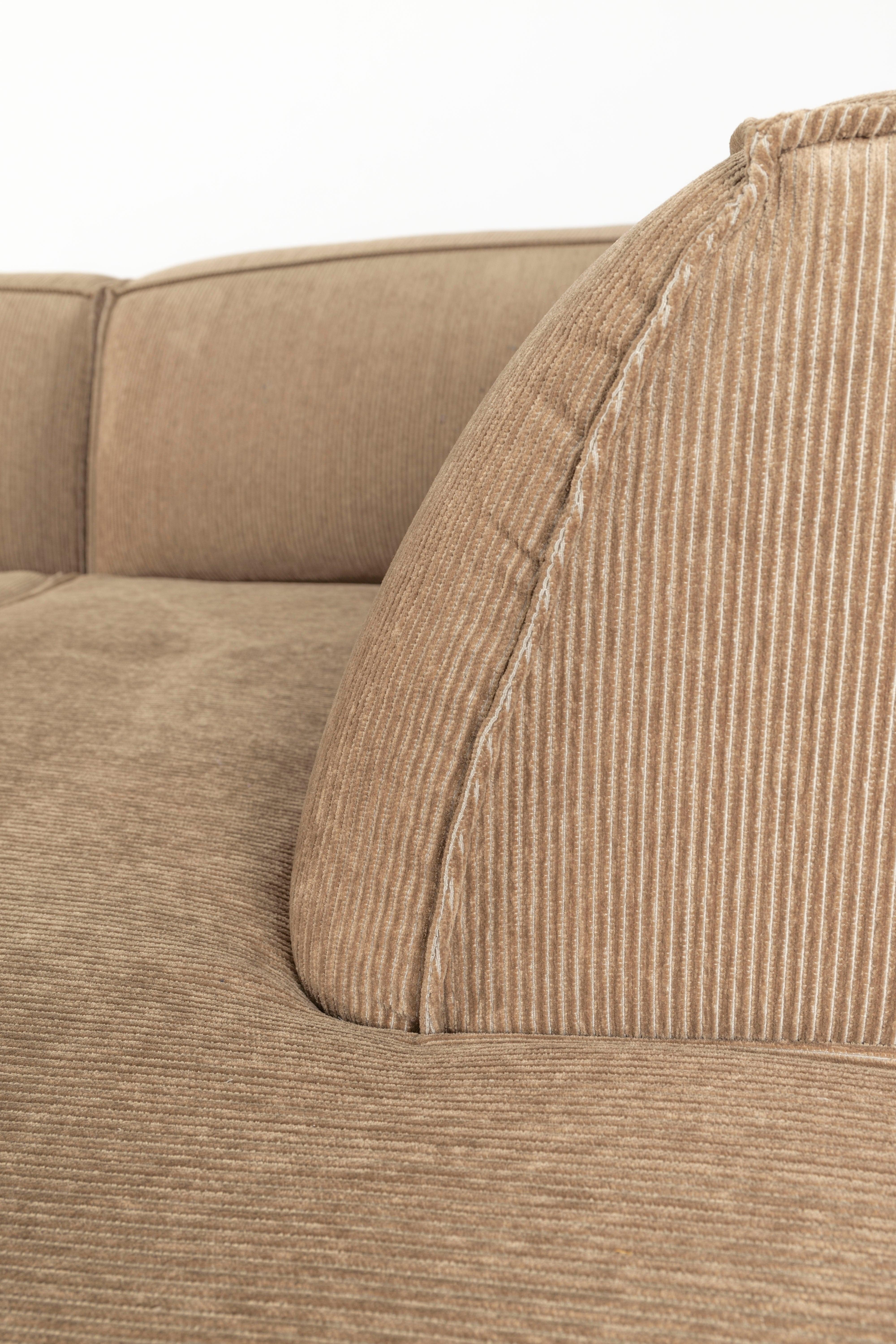 Fat Freddy Rib Sofa Right Caramel Zuiver    Eye on Design