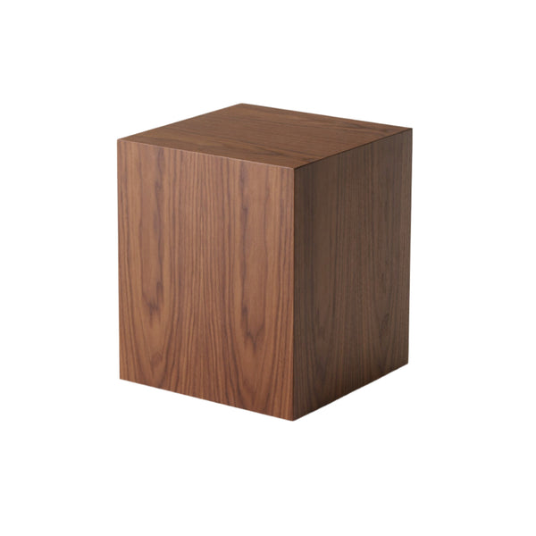 Side table with Mass Walnum Veneer drawer