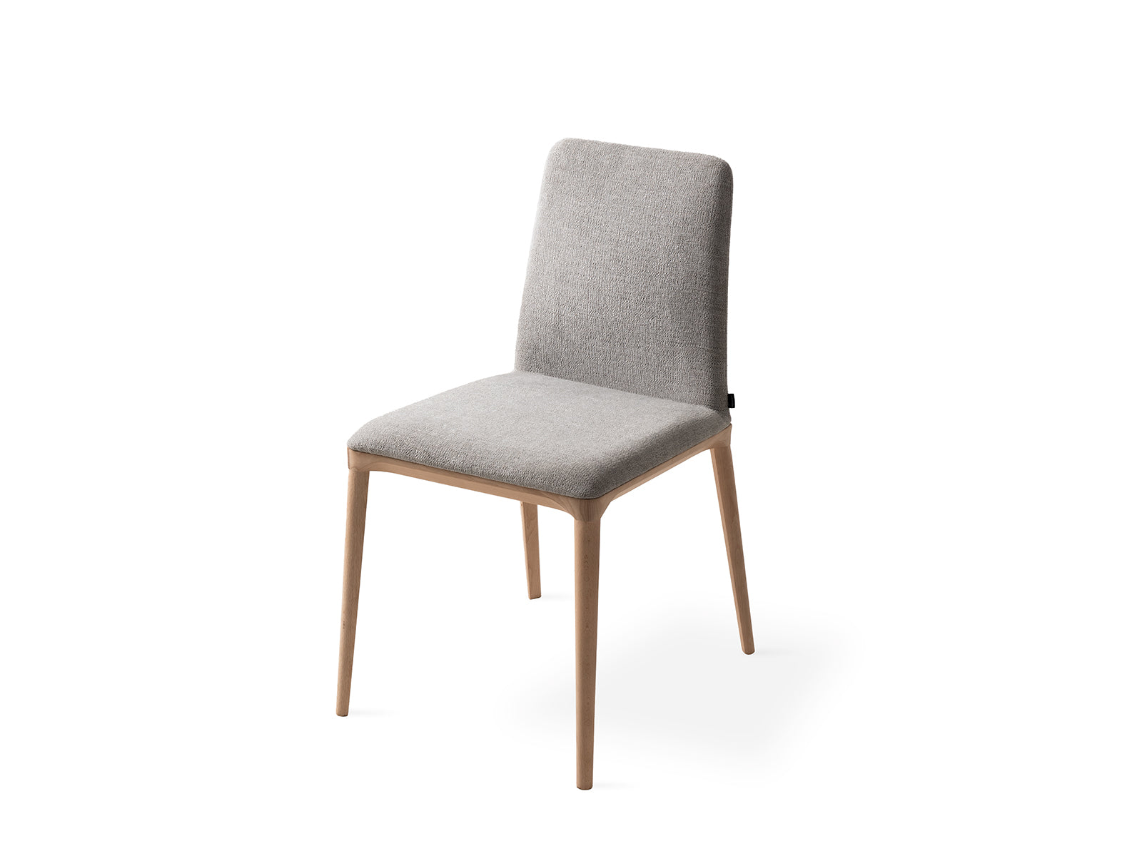 FREYA WOOD upholstered chair with wooden base