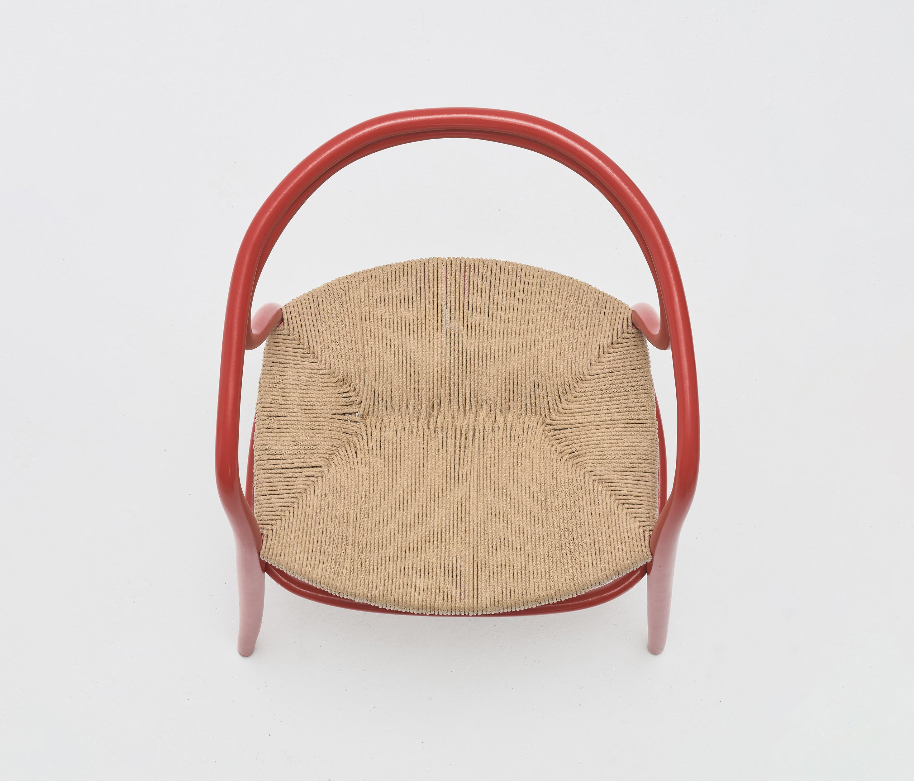 Nodo Corda B-1404 armchair beech wood with a braided seat [Julia]