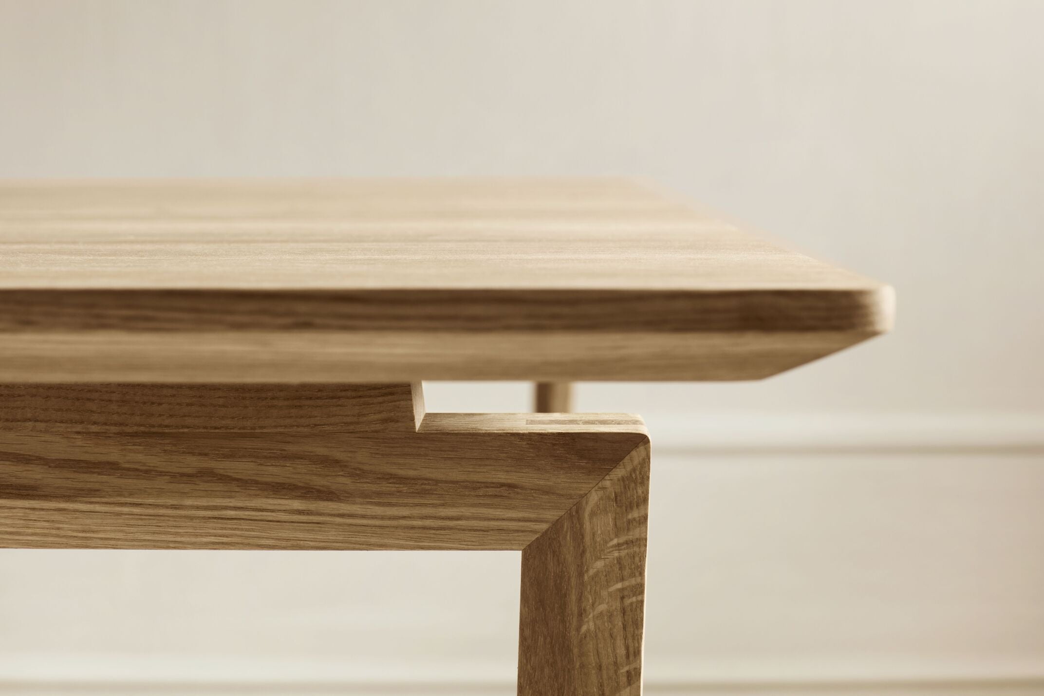 Nord bench dark oak wood