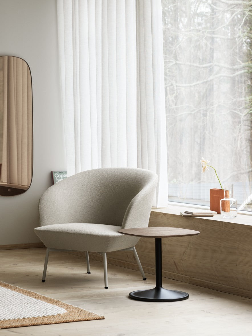 Quadratischer Beistelltisch SOFT orange