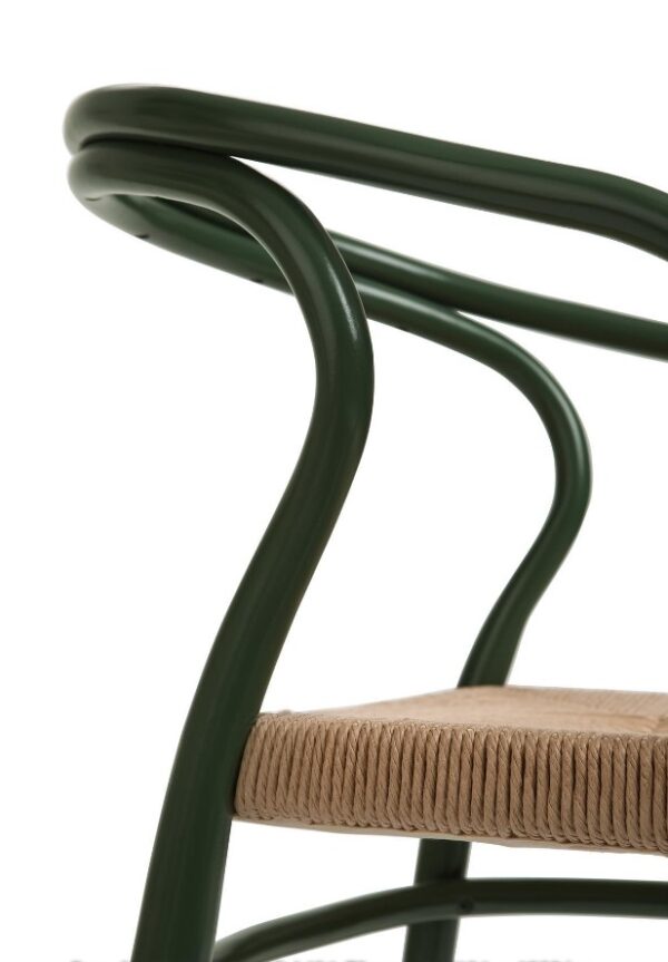 Nodo Corda B-1404 armchair beech wood with a braided seat [Julia]