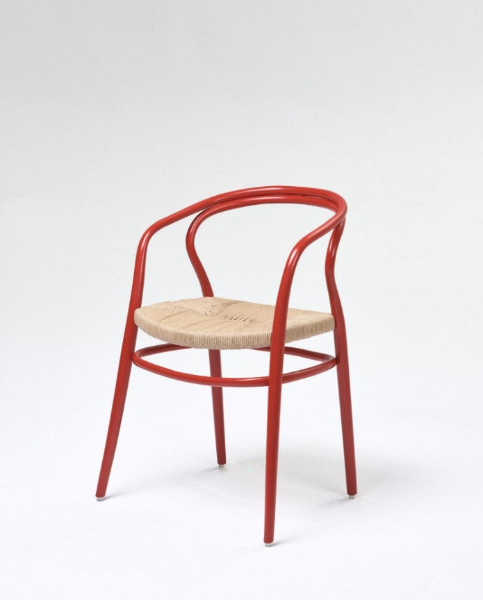Nodo Corda B-1404 armchair beech wood with a braided seat [Julia]