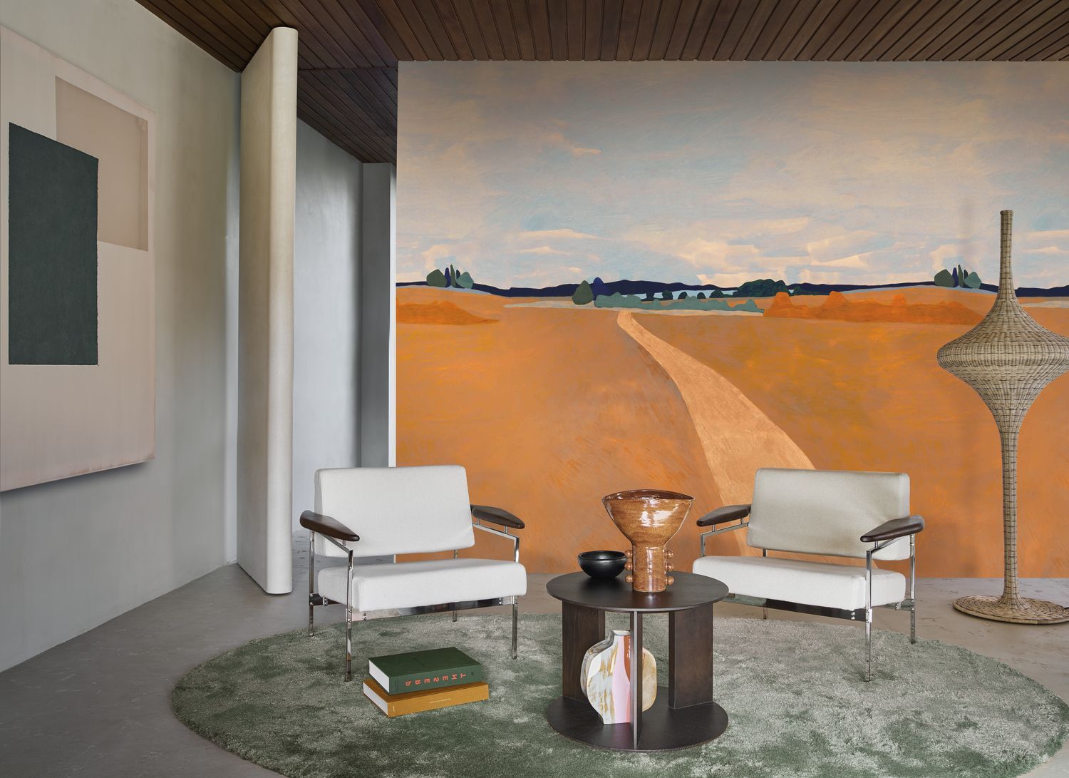 Wandbild MOISSON orange