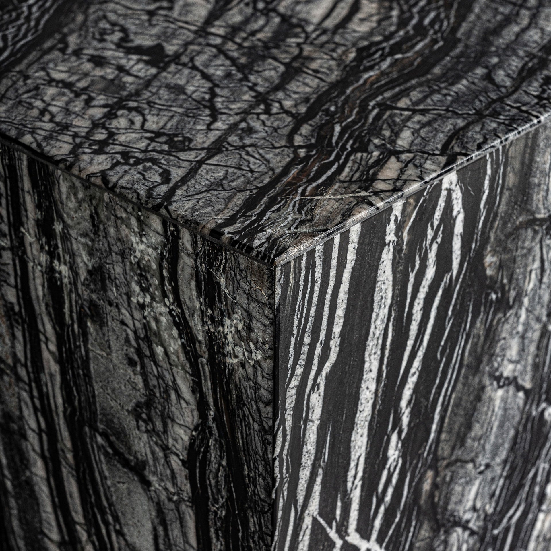 Beistelltisch CHAINTRE grauer Marmor