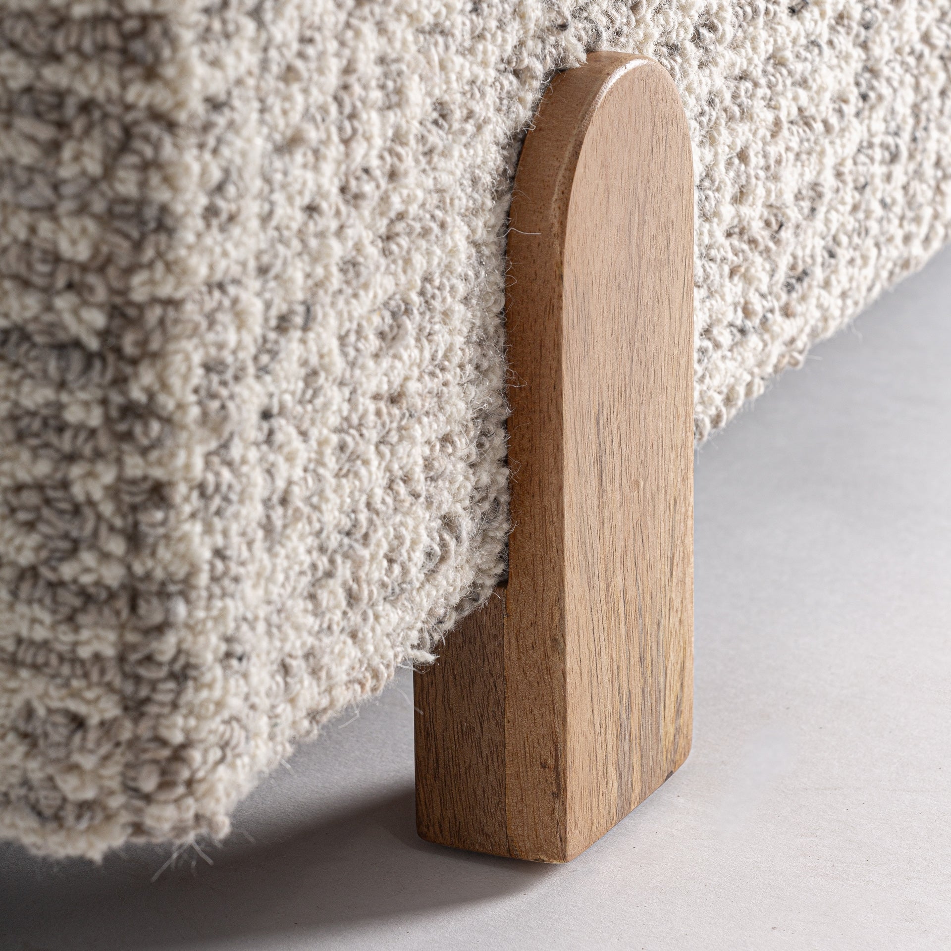 Bank BECCLES beige Schafwolle