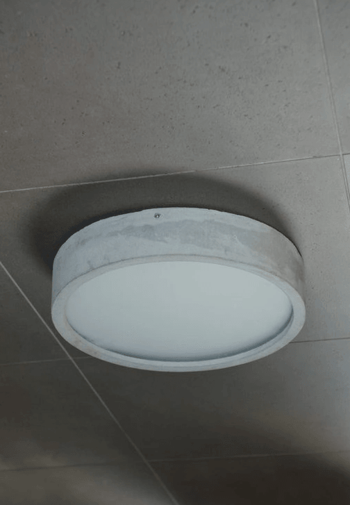 Plafon PLAN betonowy Loftlight    Eye on Design