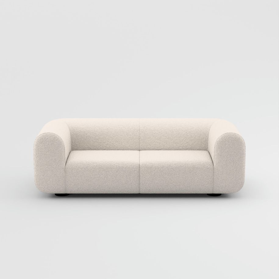 2,5-Personen-Sofa, gepolsterter praller