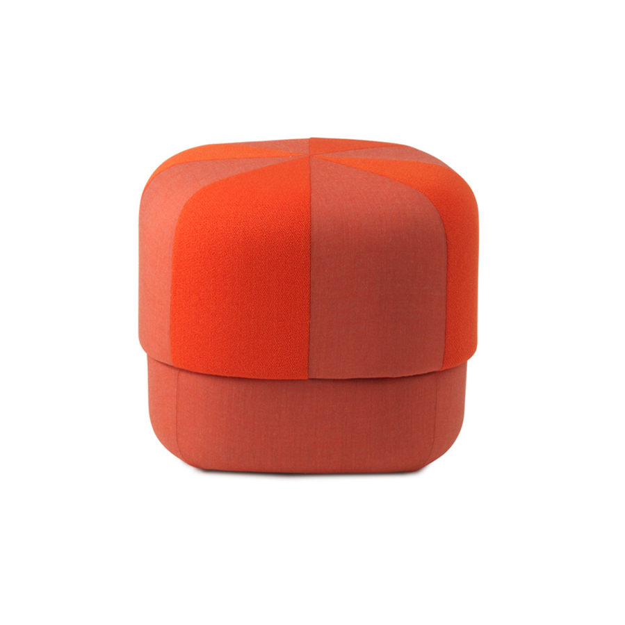 Pouf circus duo orange