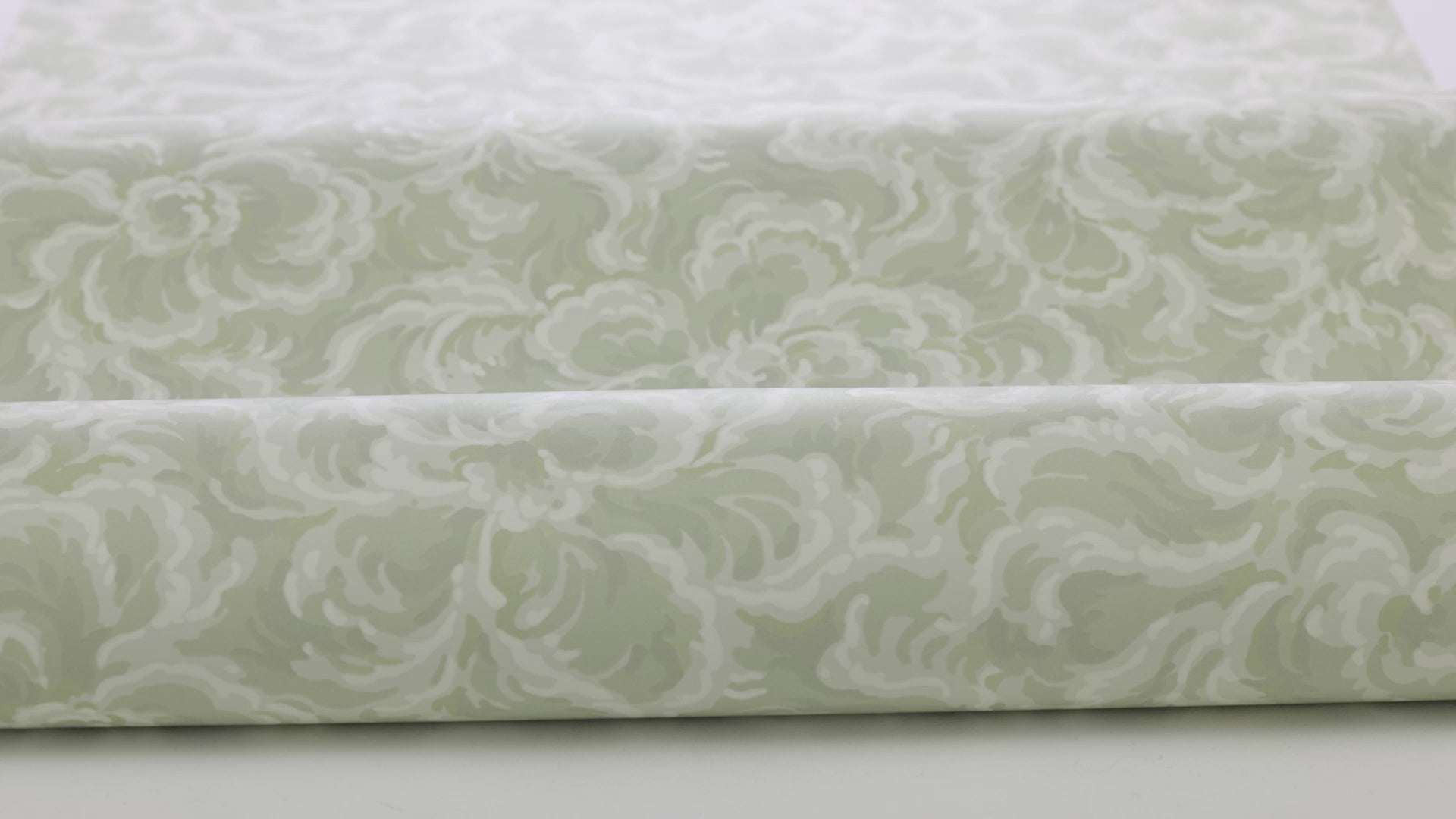 Vlies-Tapete mit pflanzlichem Muster ÄNGGÅRDEN grün mit weiß