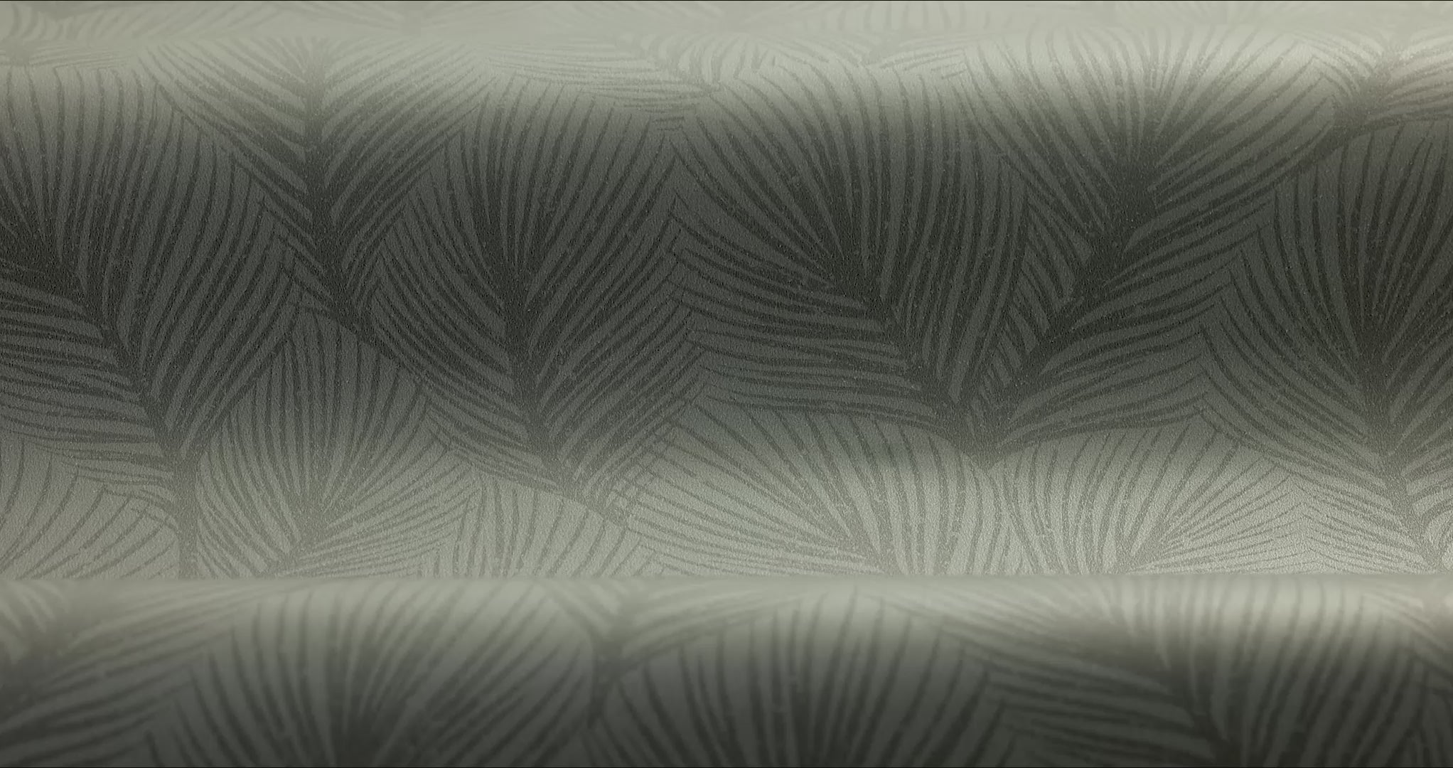 Tapete mit Pflanzenmotiv in dunklem Grün PINE TREE
