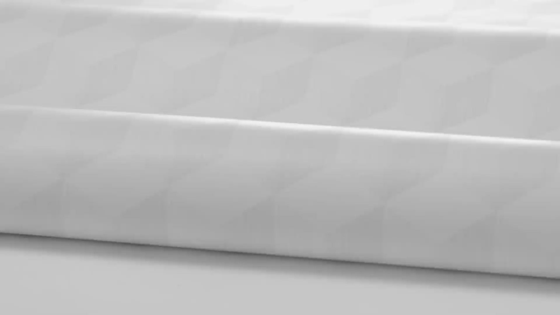 Vlies-Tapete mit geometrischem Muster CUBE gebrochenes Weiß