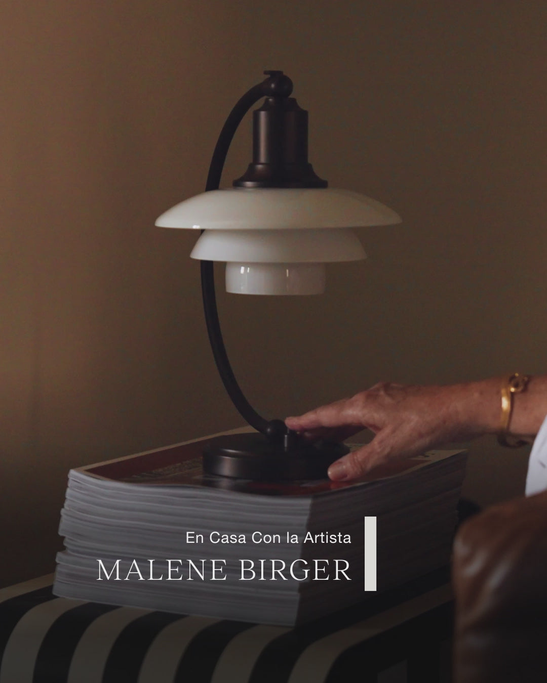 PH 3/2 Pendant Lamp in White with Black Finish