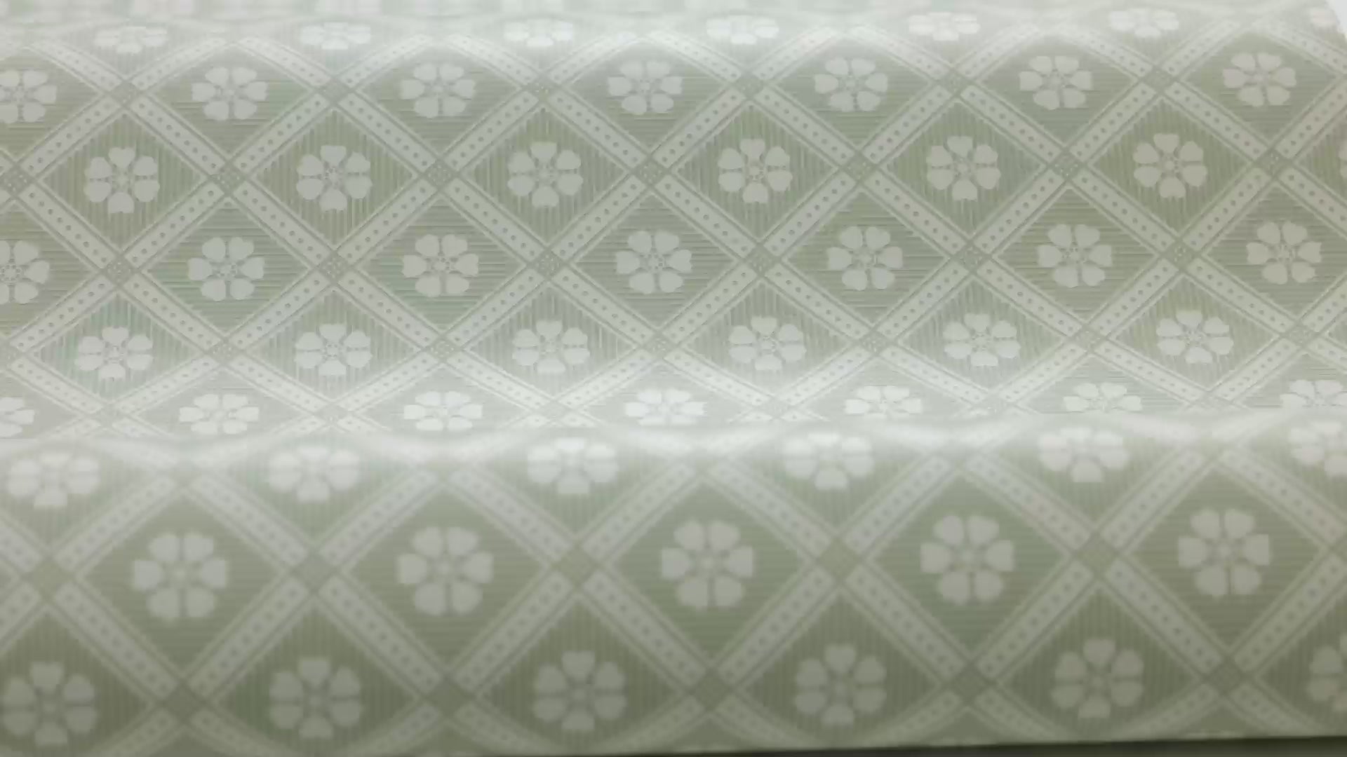 Tapete mit geometrischem Muster LOVE grün
