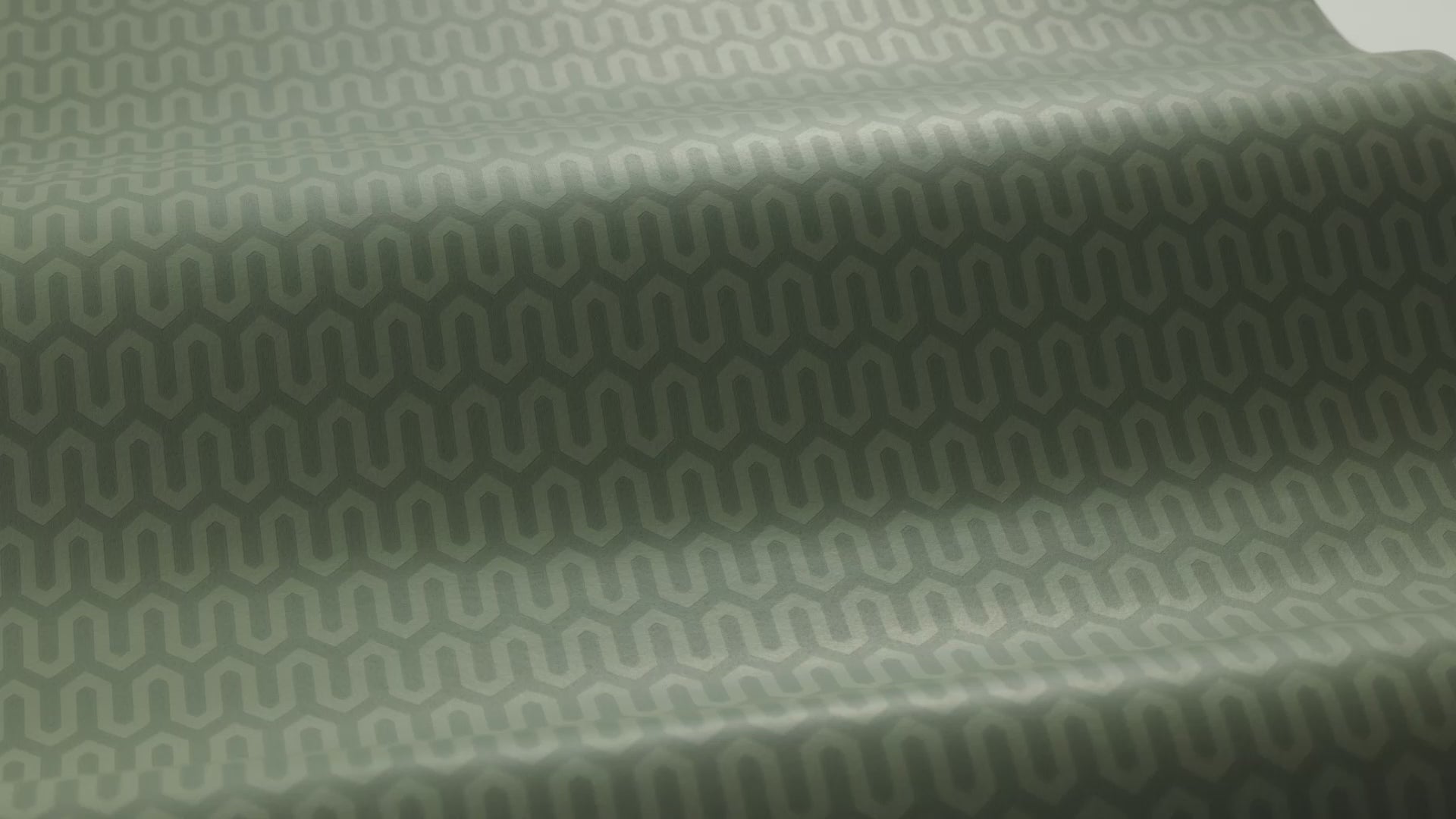 Vlies-Tapete mit geometrischem Muster YPSILON dunkelgrün