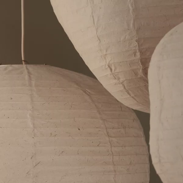 Lampenschatten -Kurbis -Papier Wasis