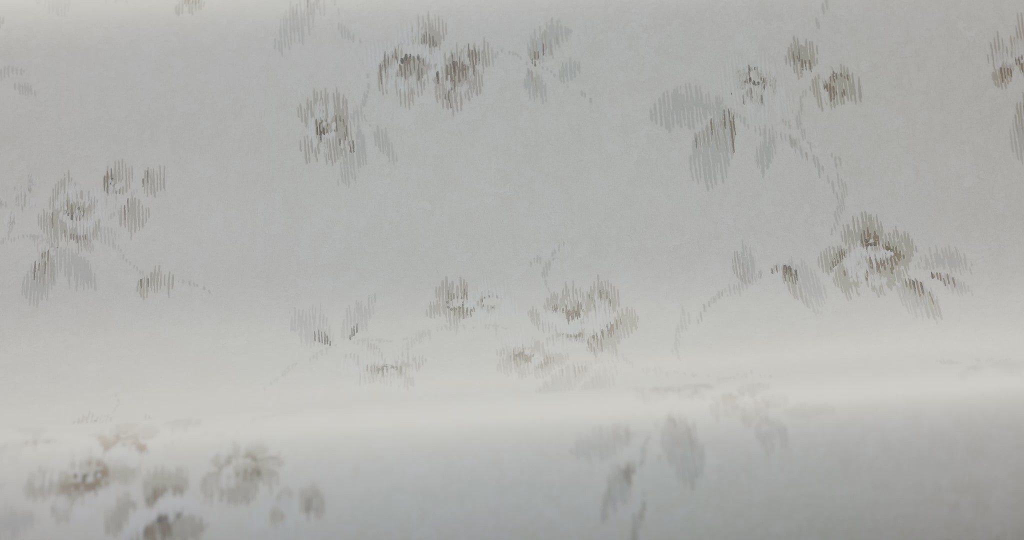 Vlies-Tapete mit Pflanzenmuster VINTAGE ROSE gebrochenes Weiß mit Rosa